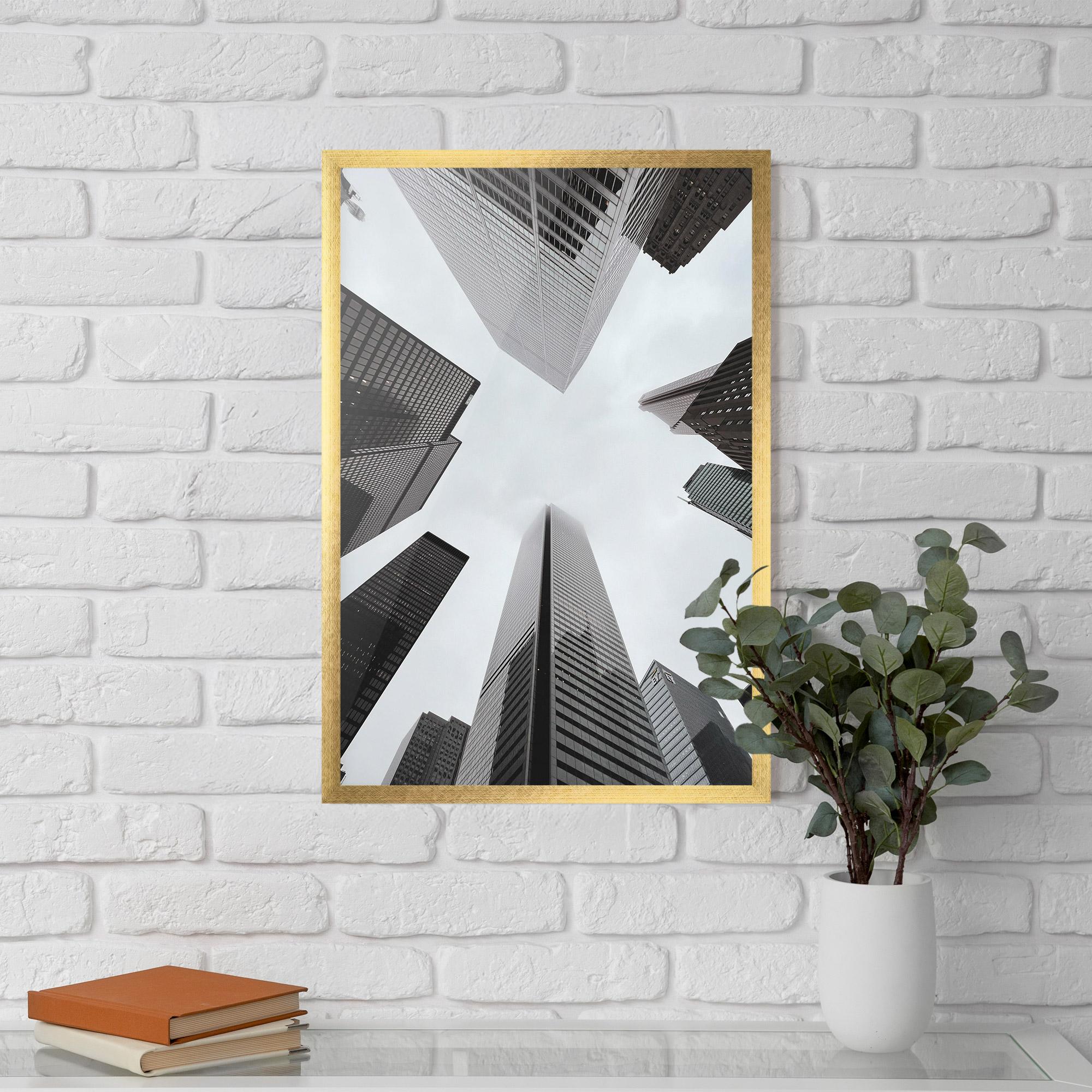 Poster Înrămat High Grey Building mockup 5