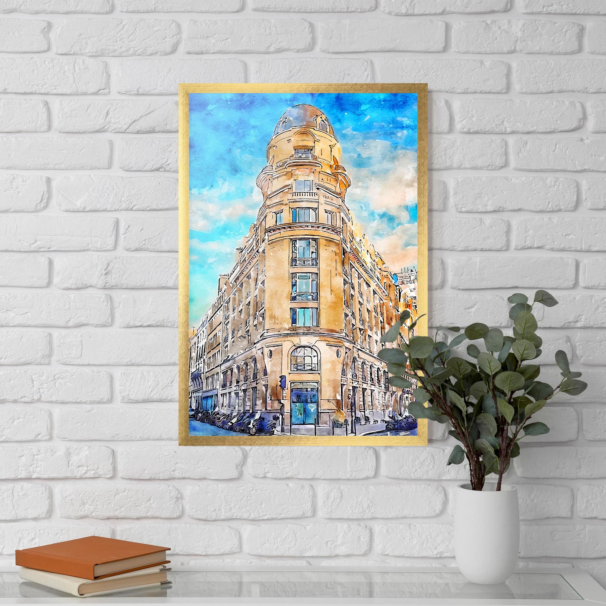 Poster Înrămat Paris Painting mockup 5