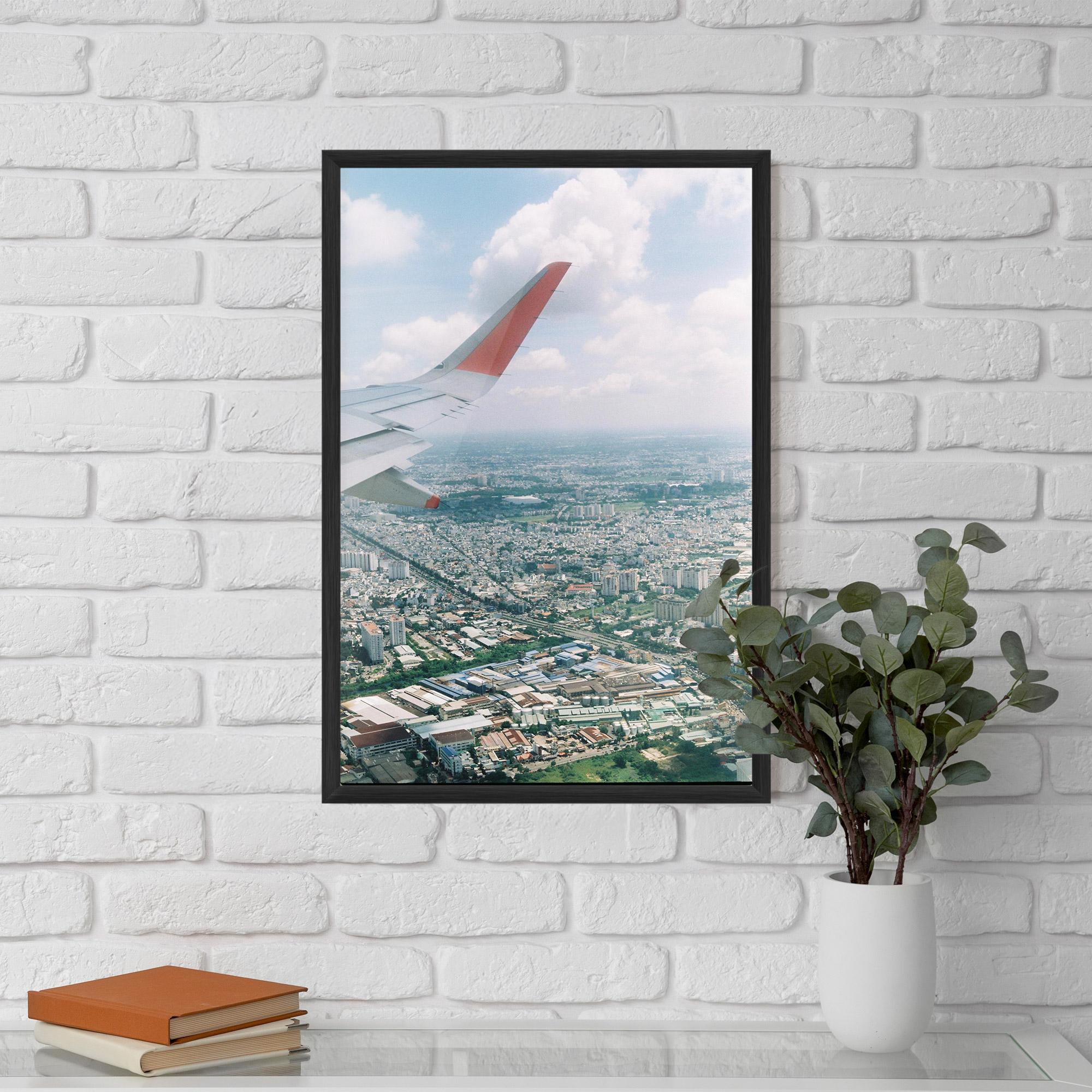 Poster Înrămat Airplane View mockup 5