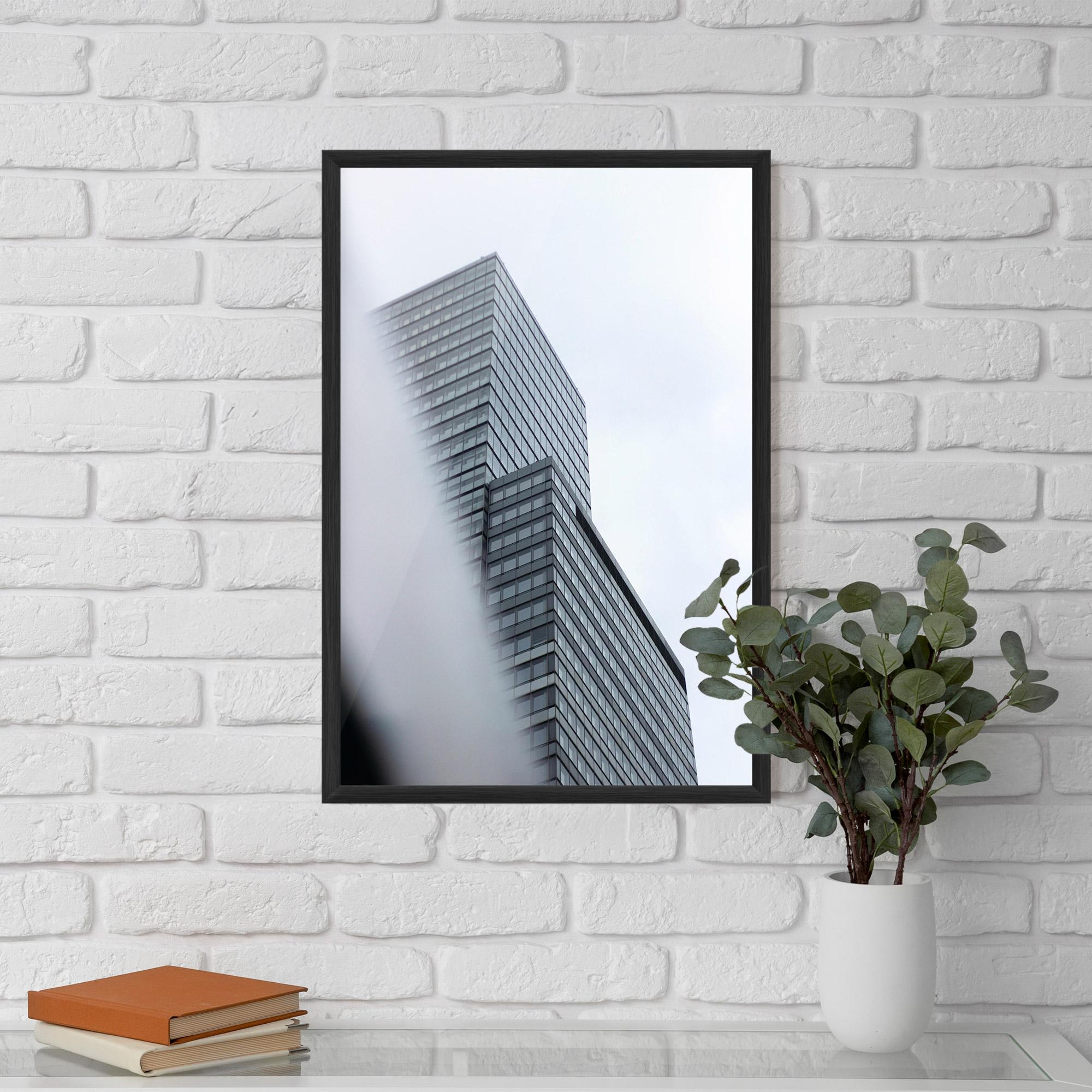 Poster Înrămat Grey White Building mockup 5