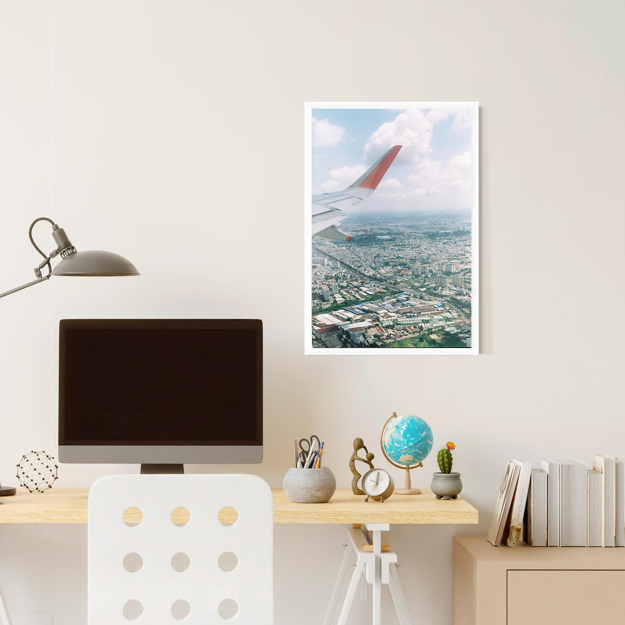 Poster Înrămat Airplane View mockup 6