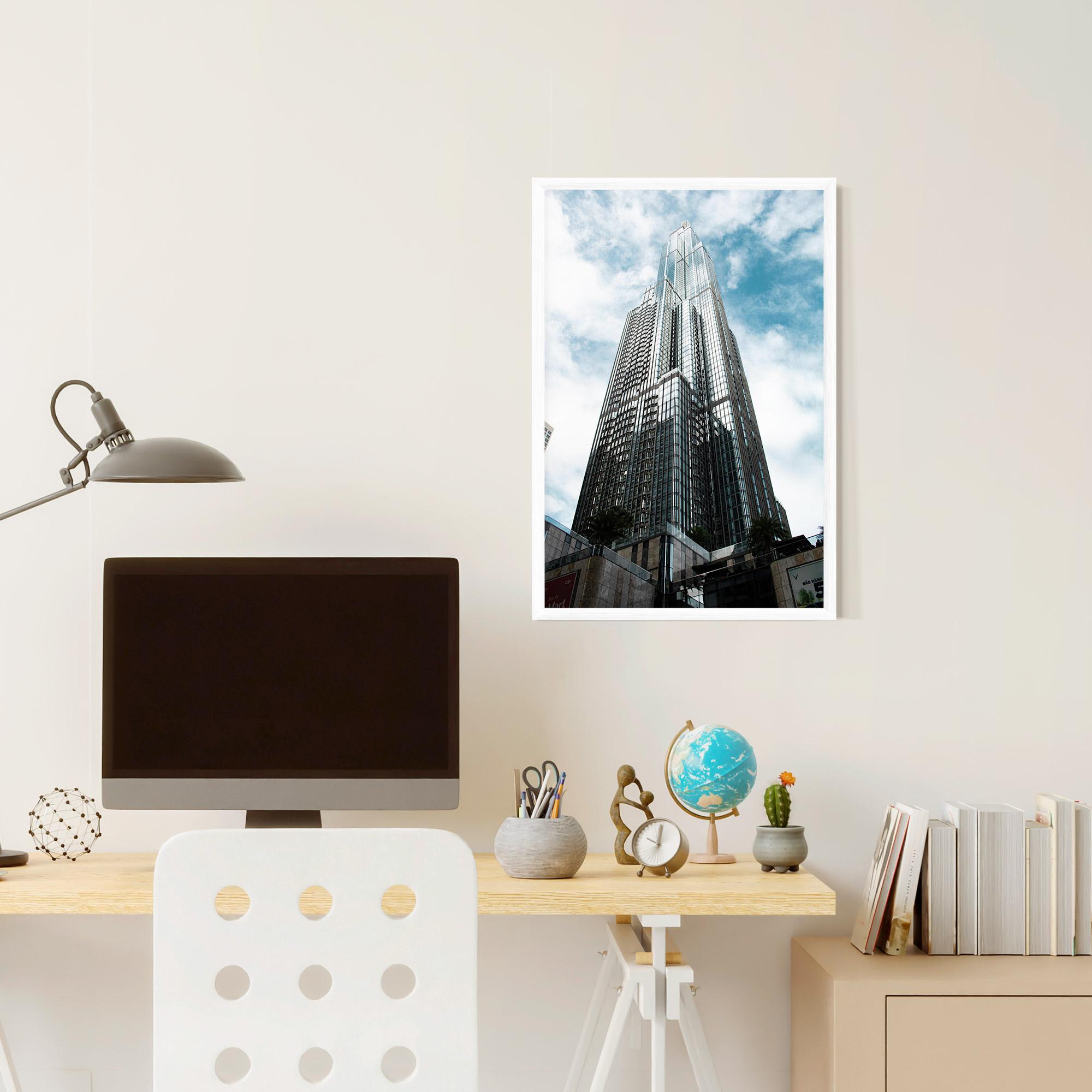 Poster Înrămat High Building Sky mockup 6