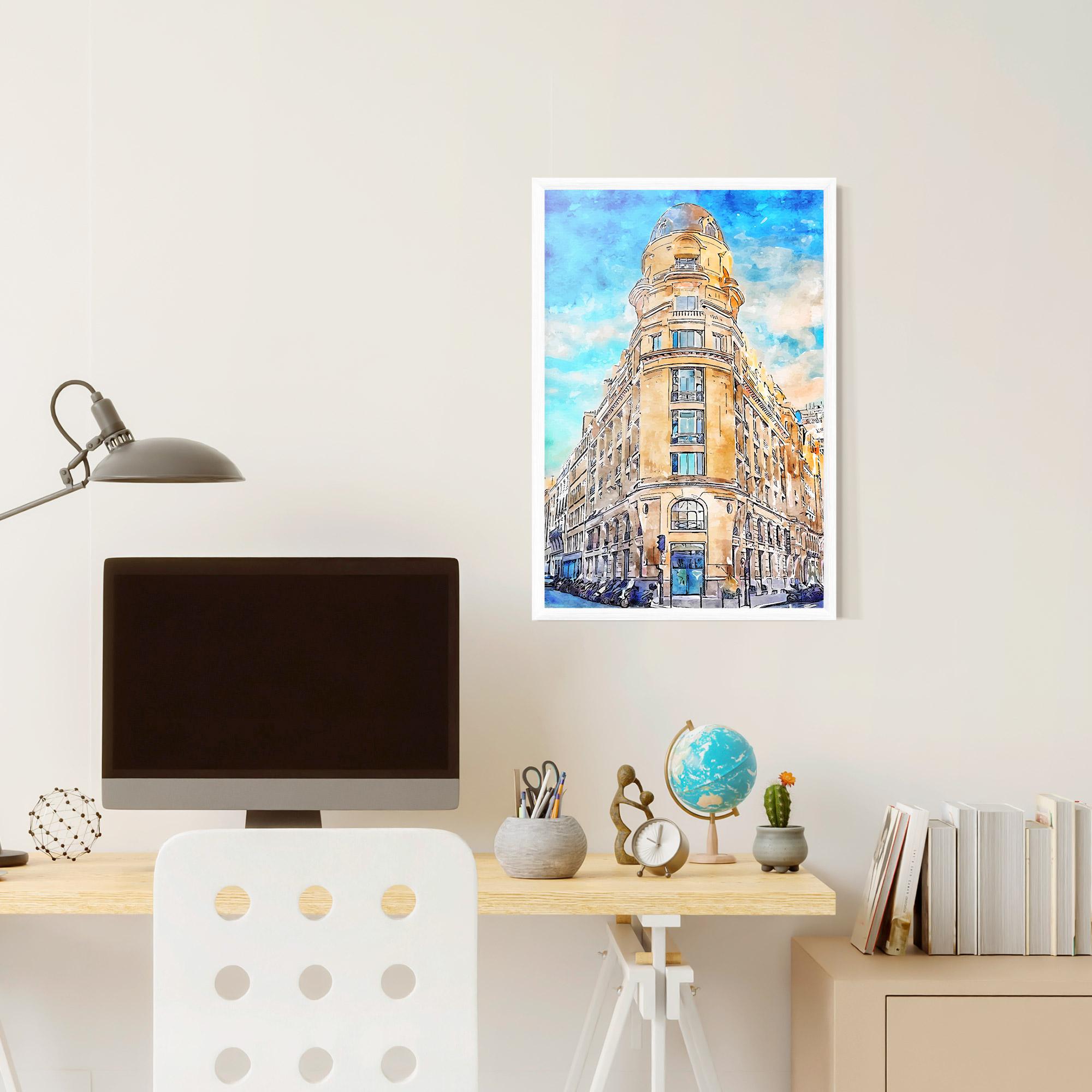 Poster Înrămat Paris Painting mockup 6