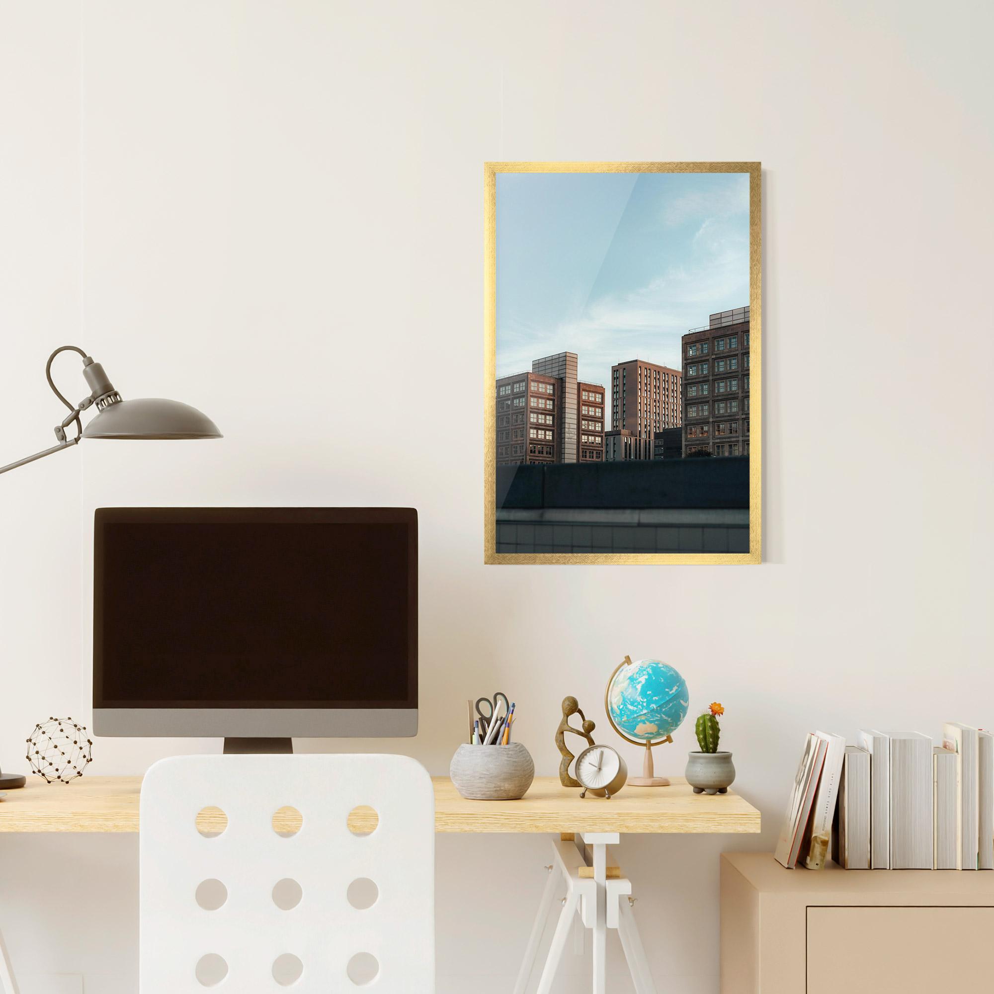 Poster Înrămat Daylight Building mockup 6