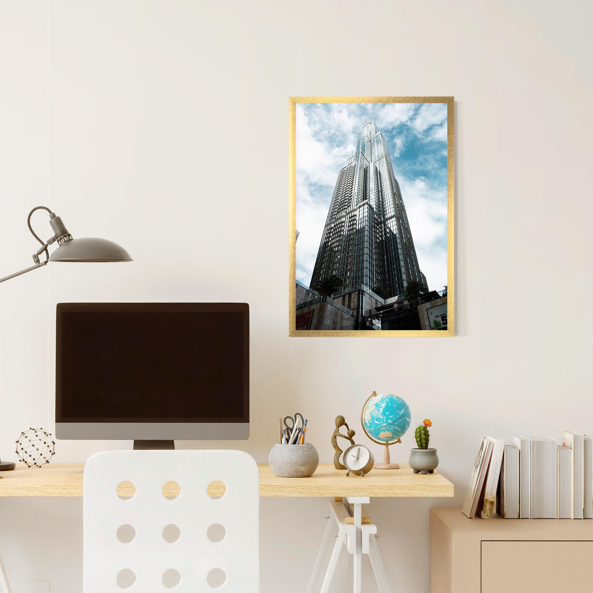 Poster Înrămat High Building Sky mockup 6