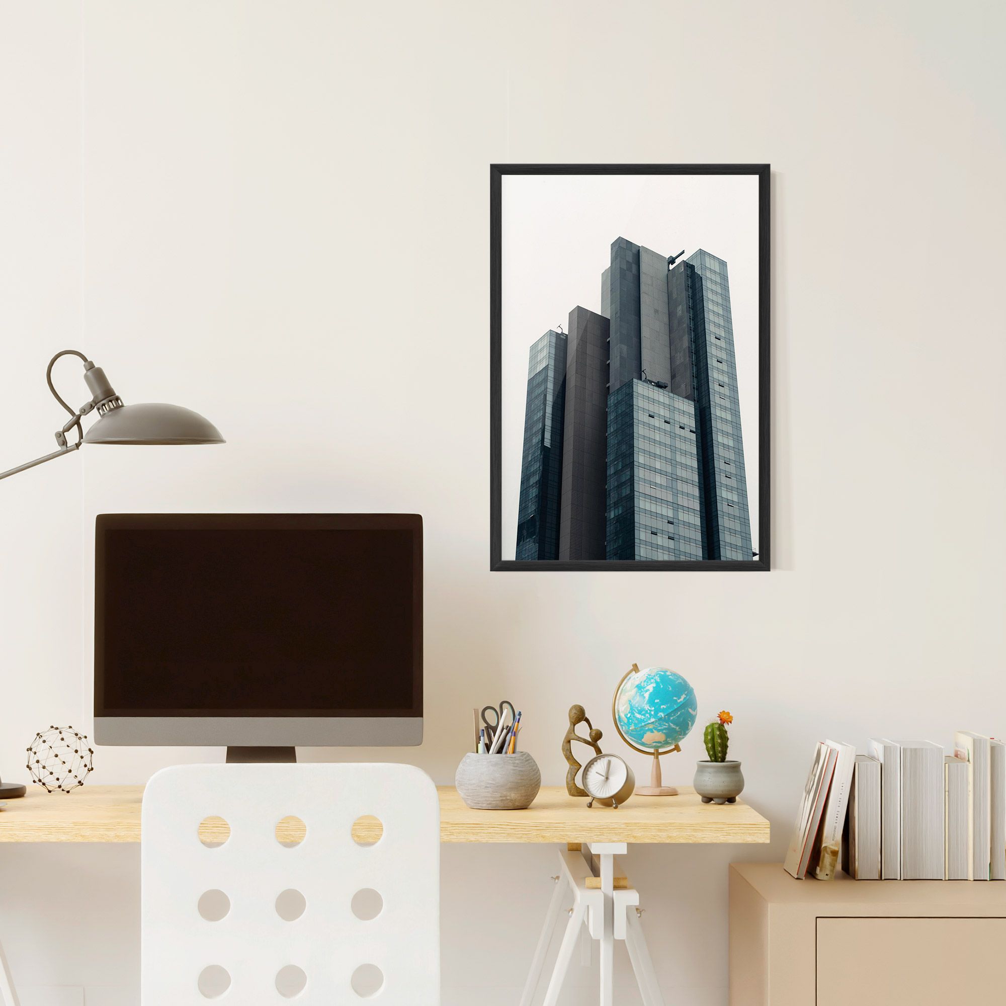 Blue High Building mockup 6