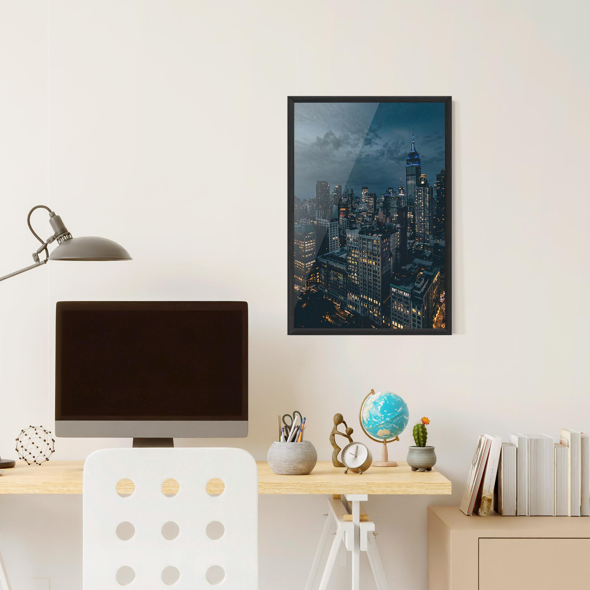 Poster Înrămat City Night mockup 6