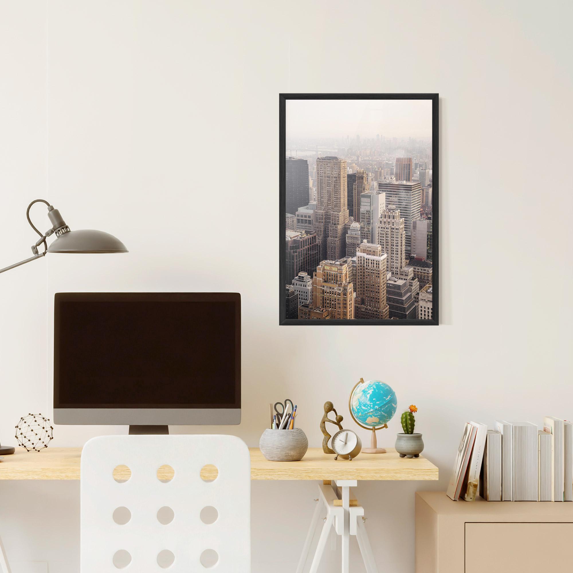 Poster Înrămat Cream Tower mockup 6