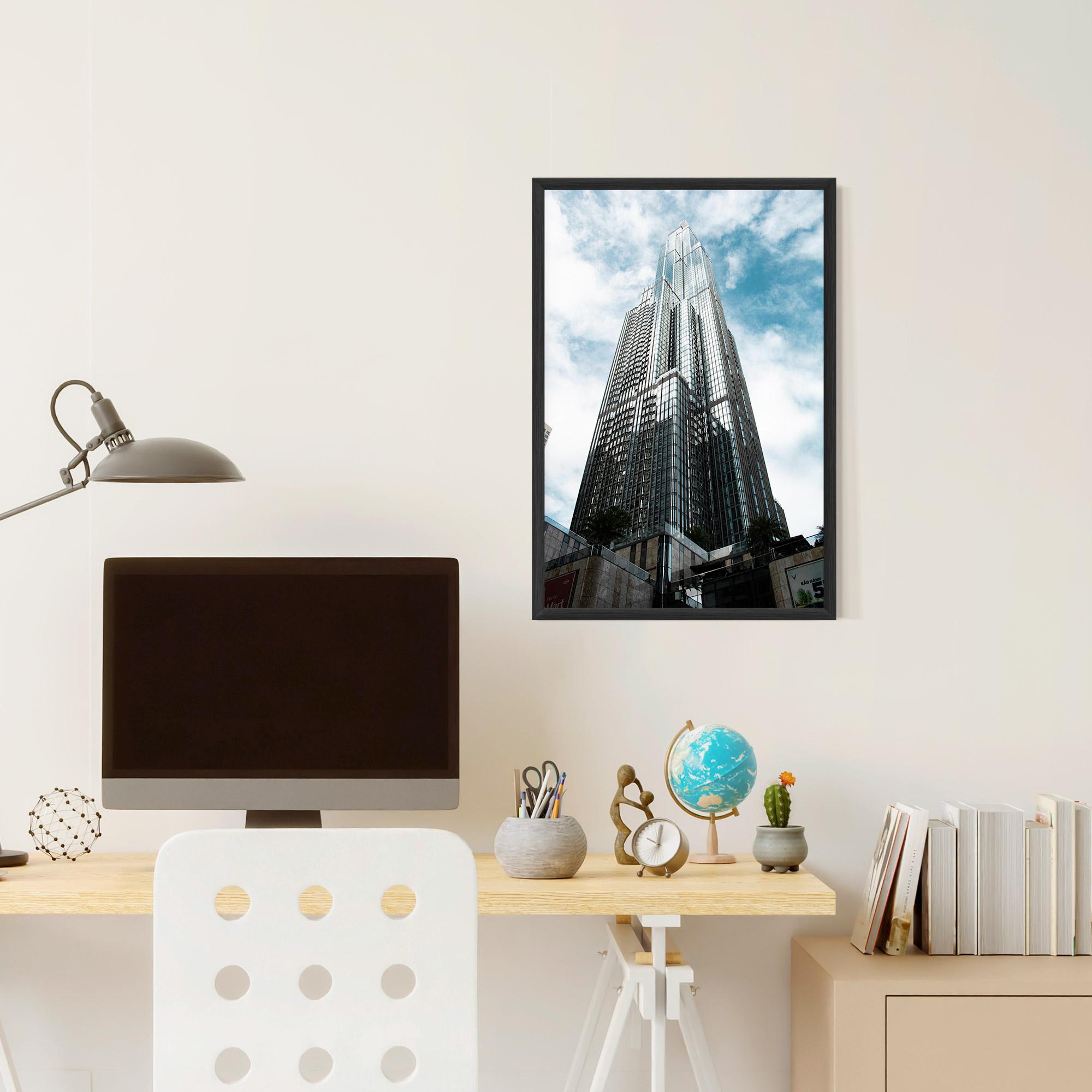 Poster Înrămat High Building Sky mockup 6