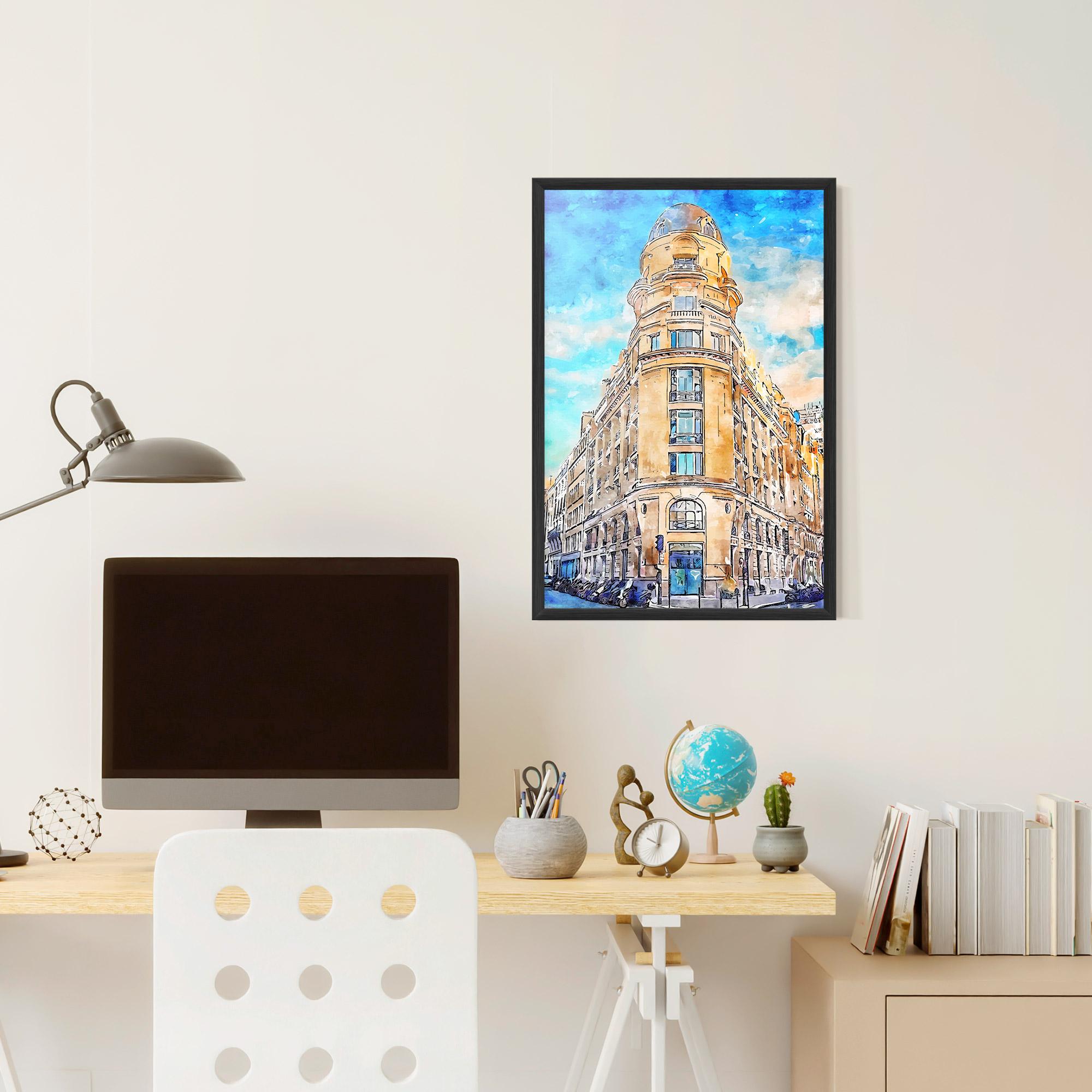 Poster Înrămat Paris Painting mockup 6