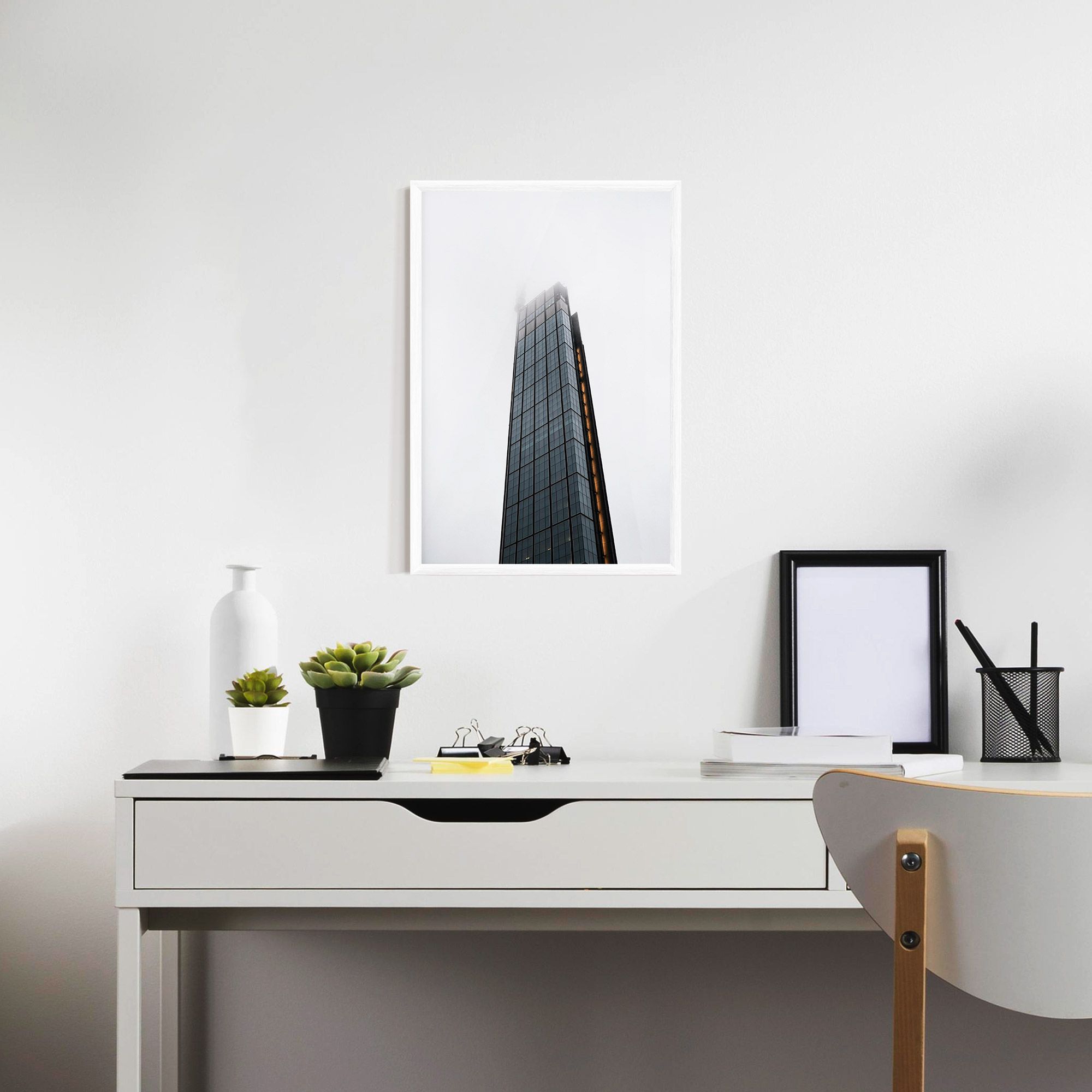 Foggy High Building mockup 7