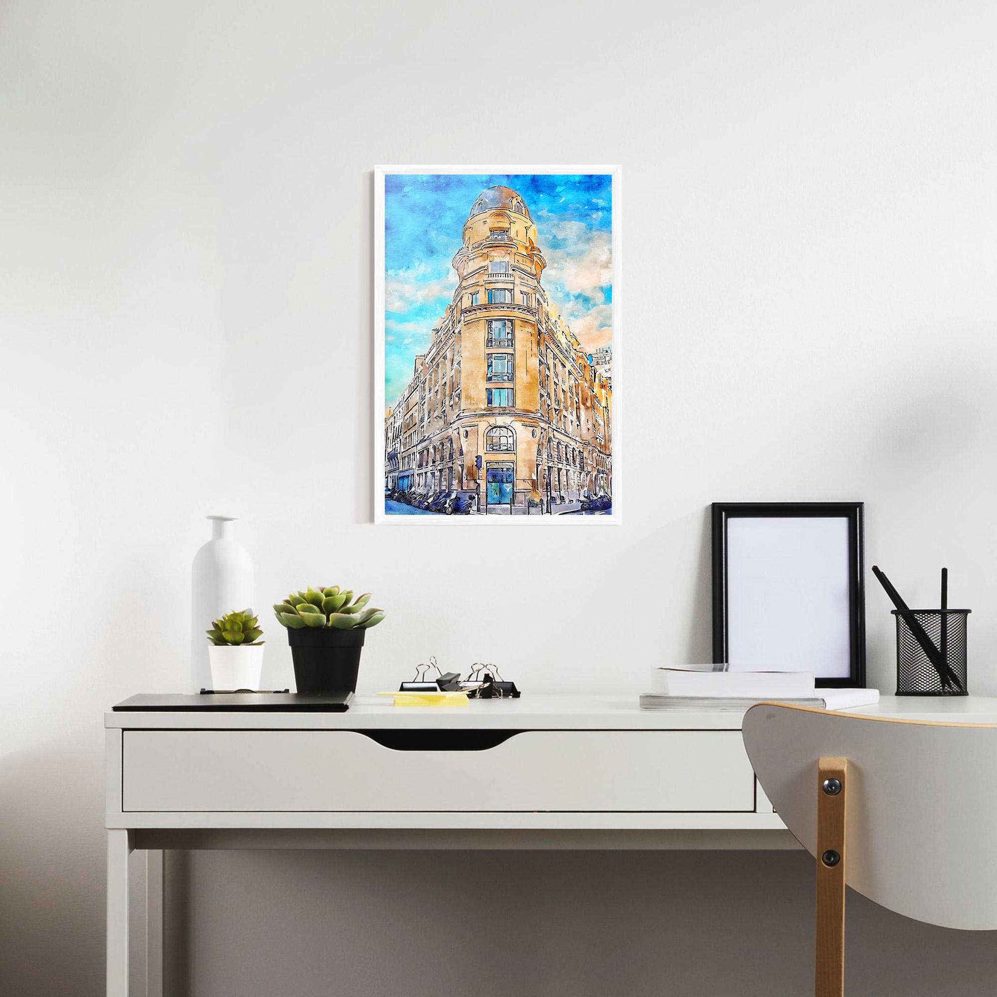Poster Înrămat Paris Painting mockup 7