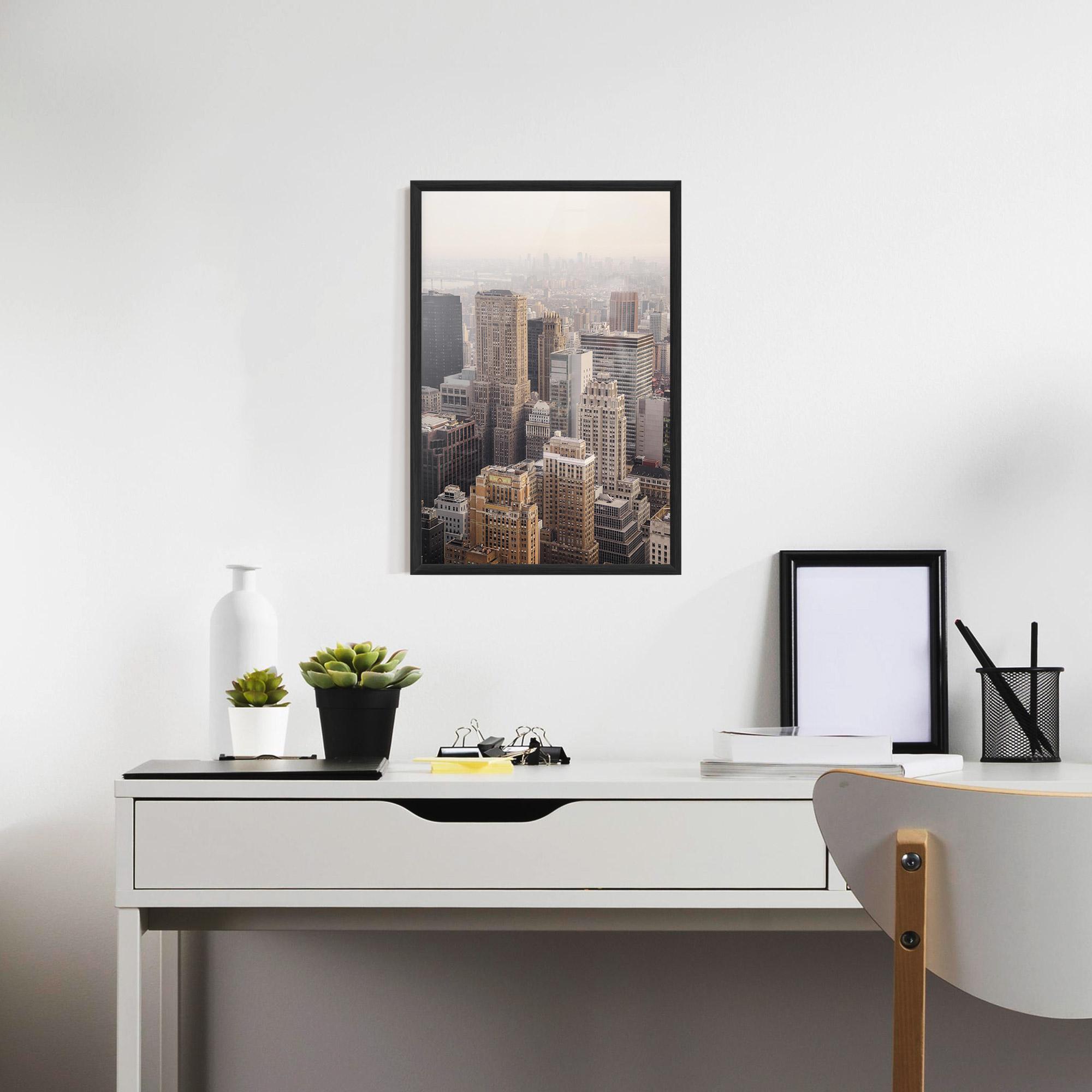 Poster Înrămat Cream Tower mockup 7