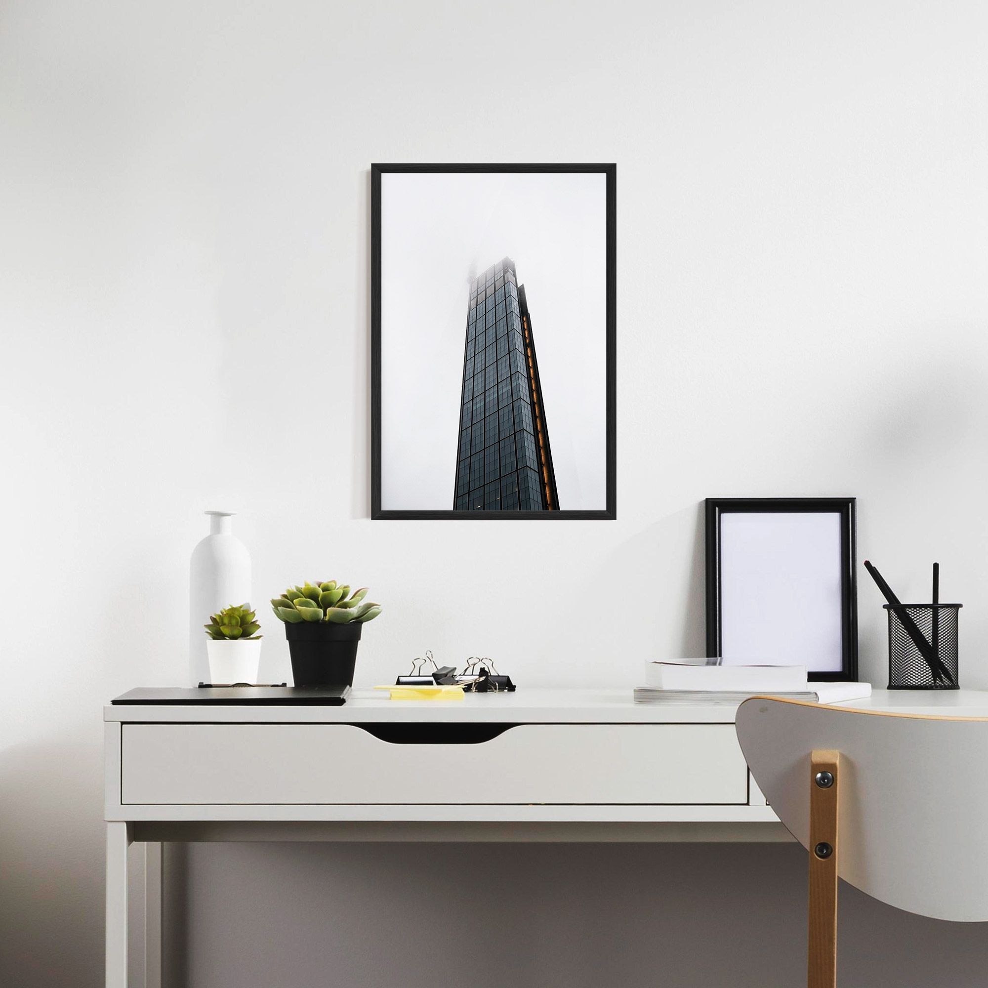 Foggy High Building mockup 7