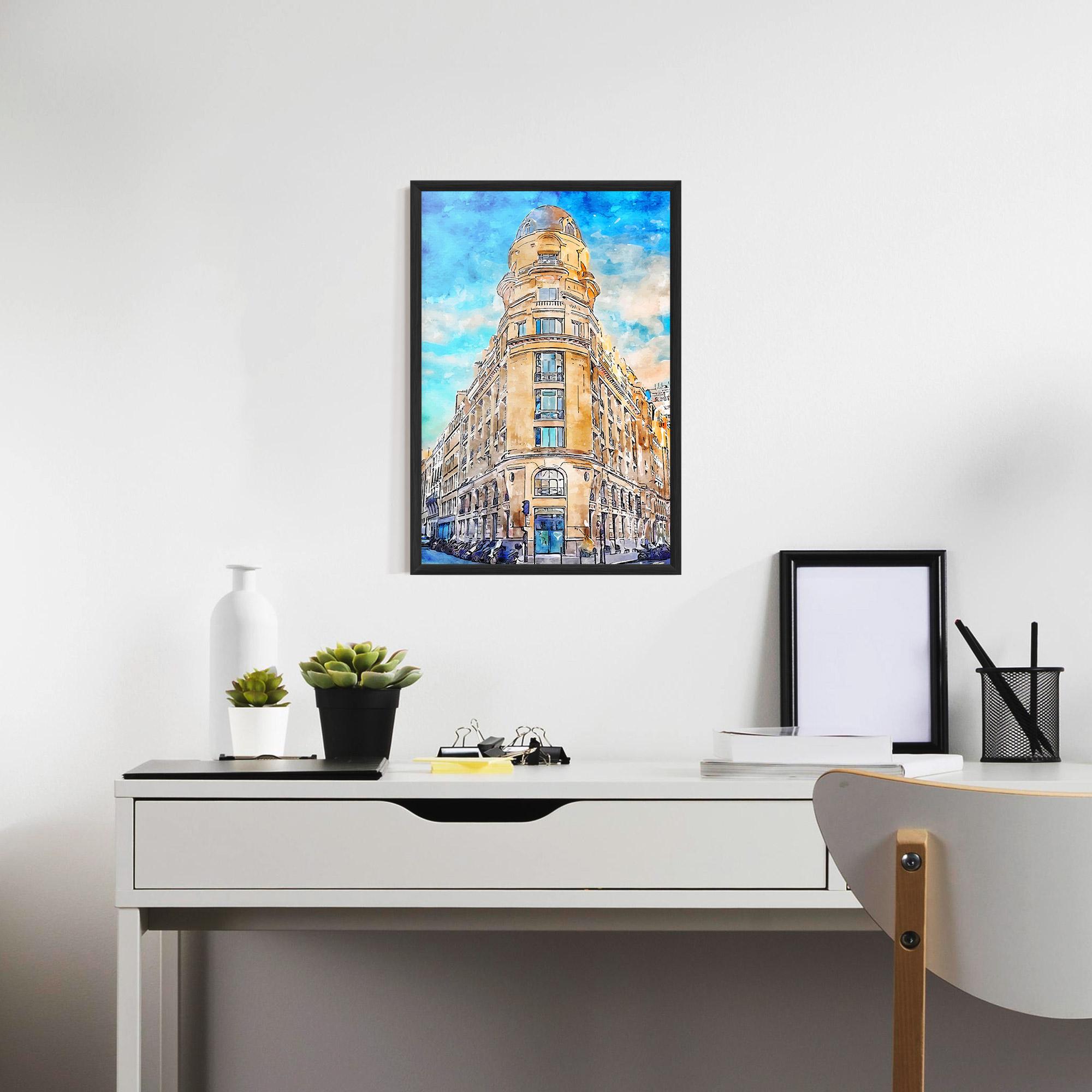 Poster Înrămat Paris Painting mockup 7