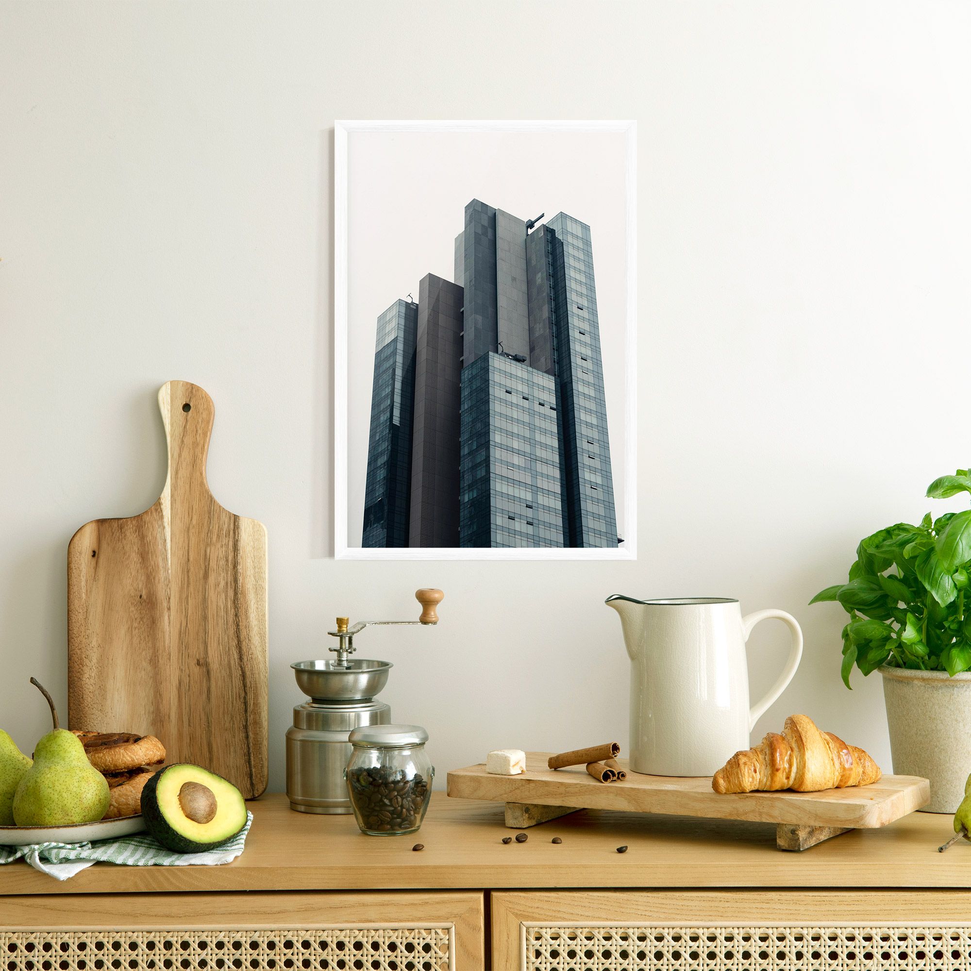 Blue High Building mockup 8