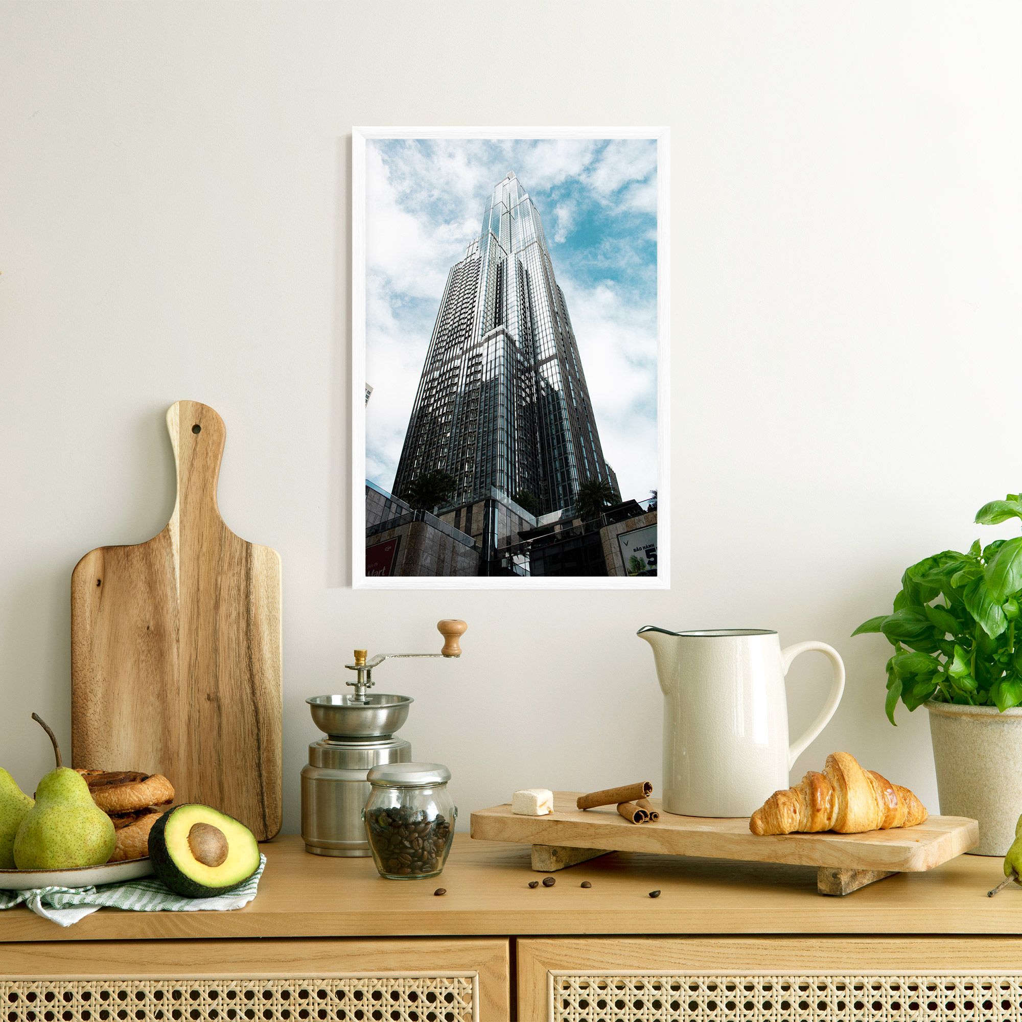 High Building Sky mockup 8