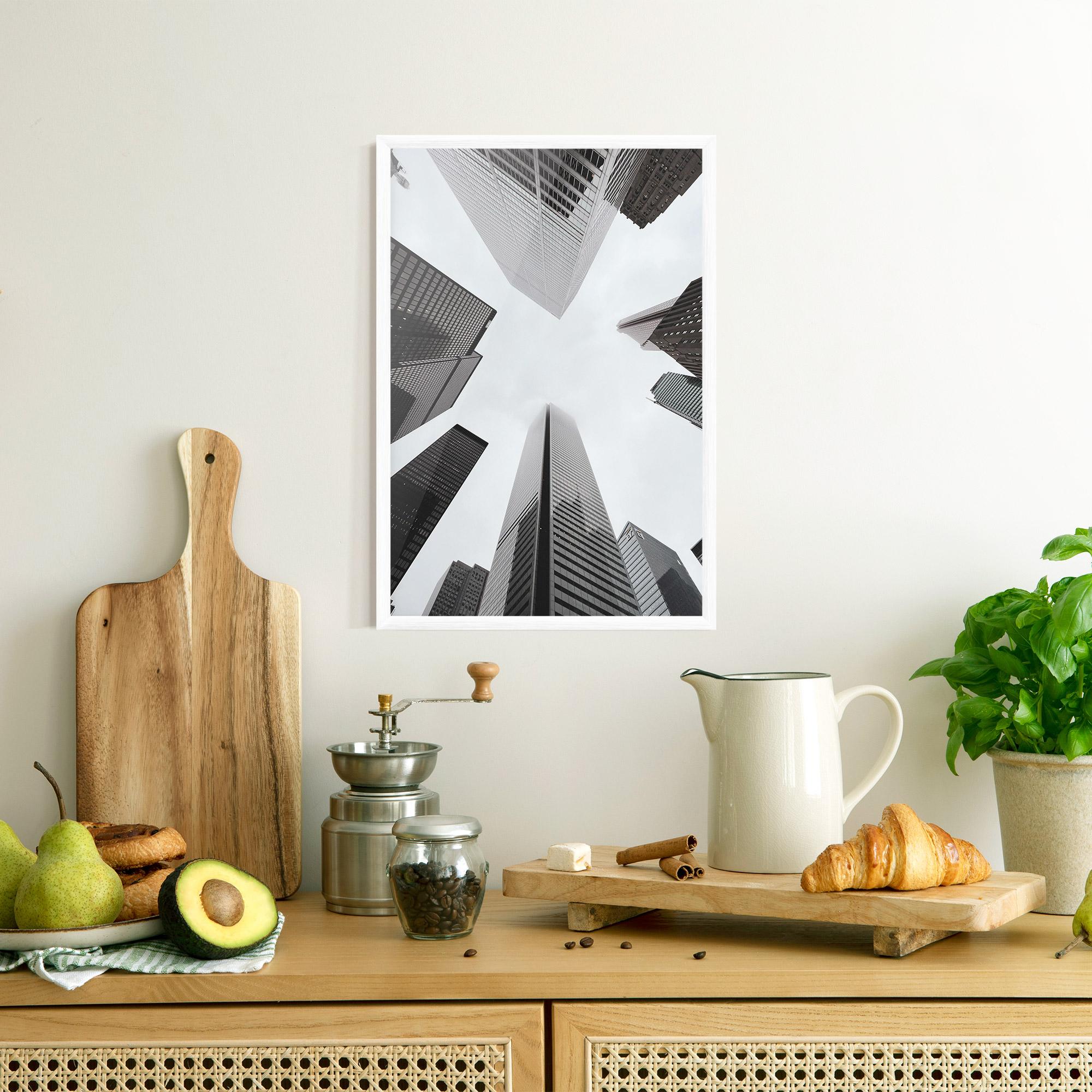 Poster Înrămat High Grey Building mockup 8