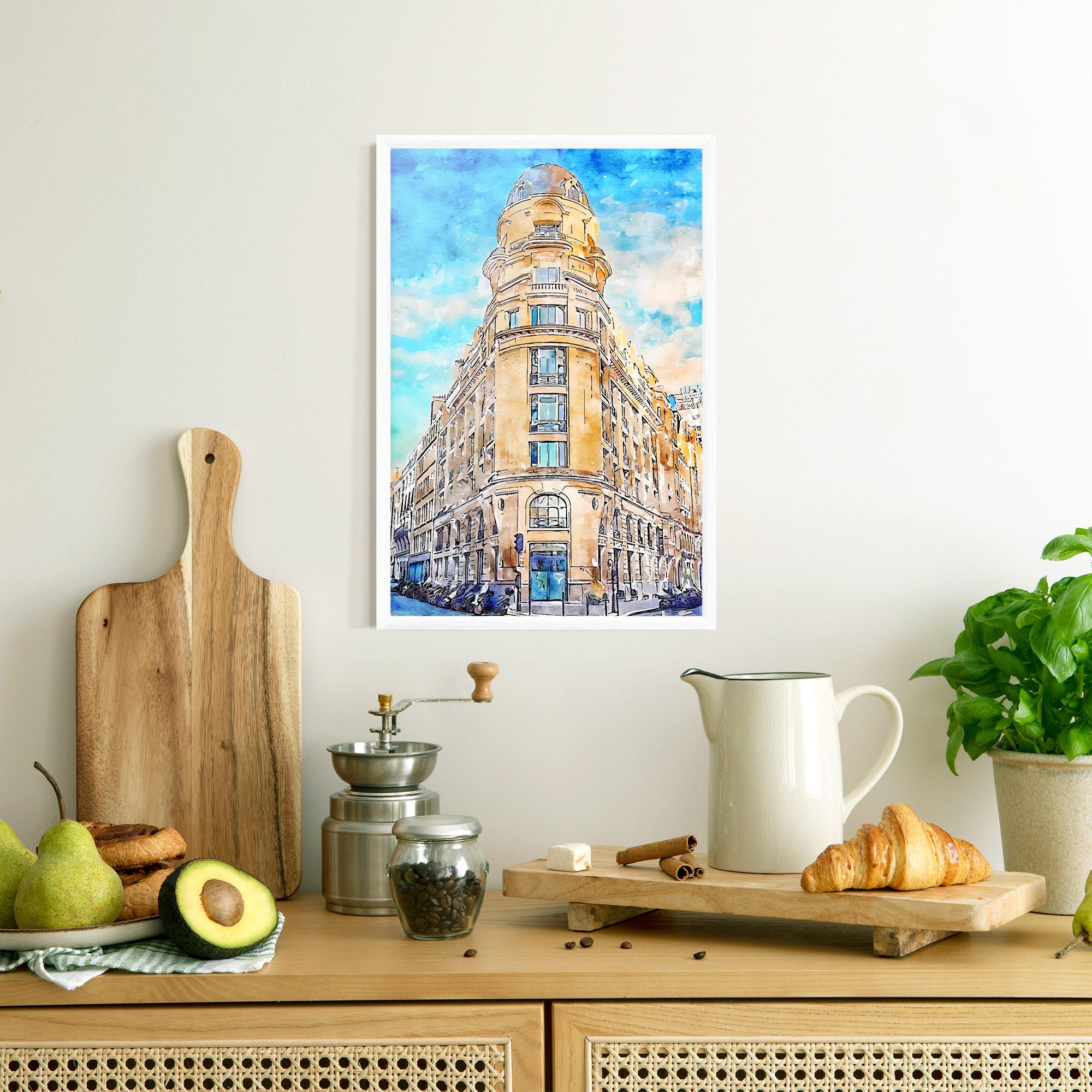 Poster Înrămat Paris Painting mockup 8