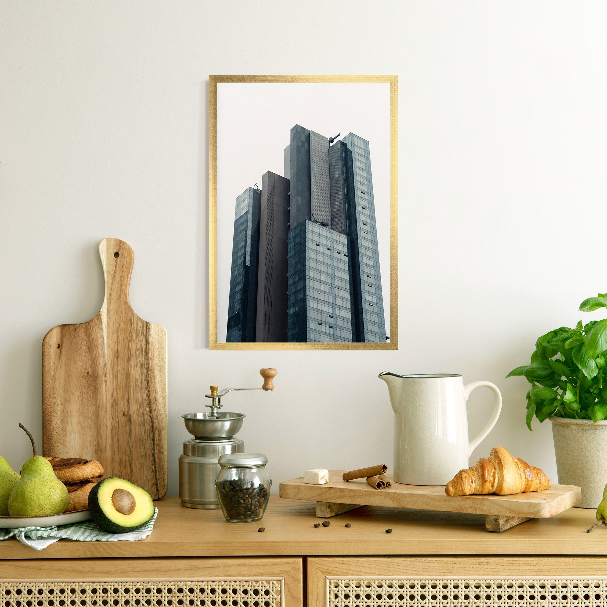 Blue High Building mockup 8