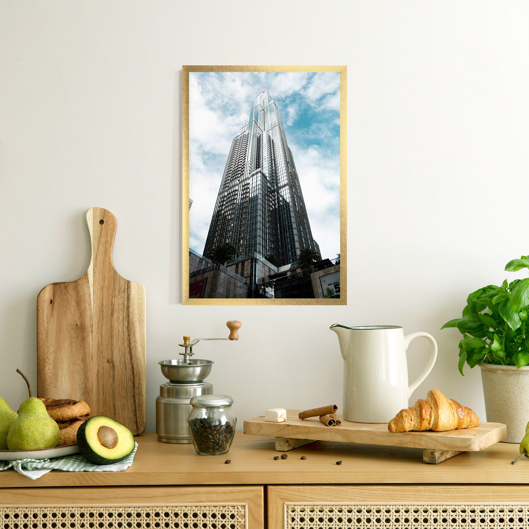 High Building Sky mockup 8