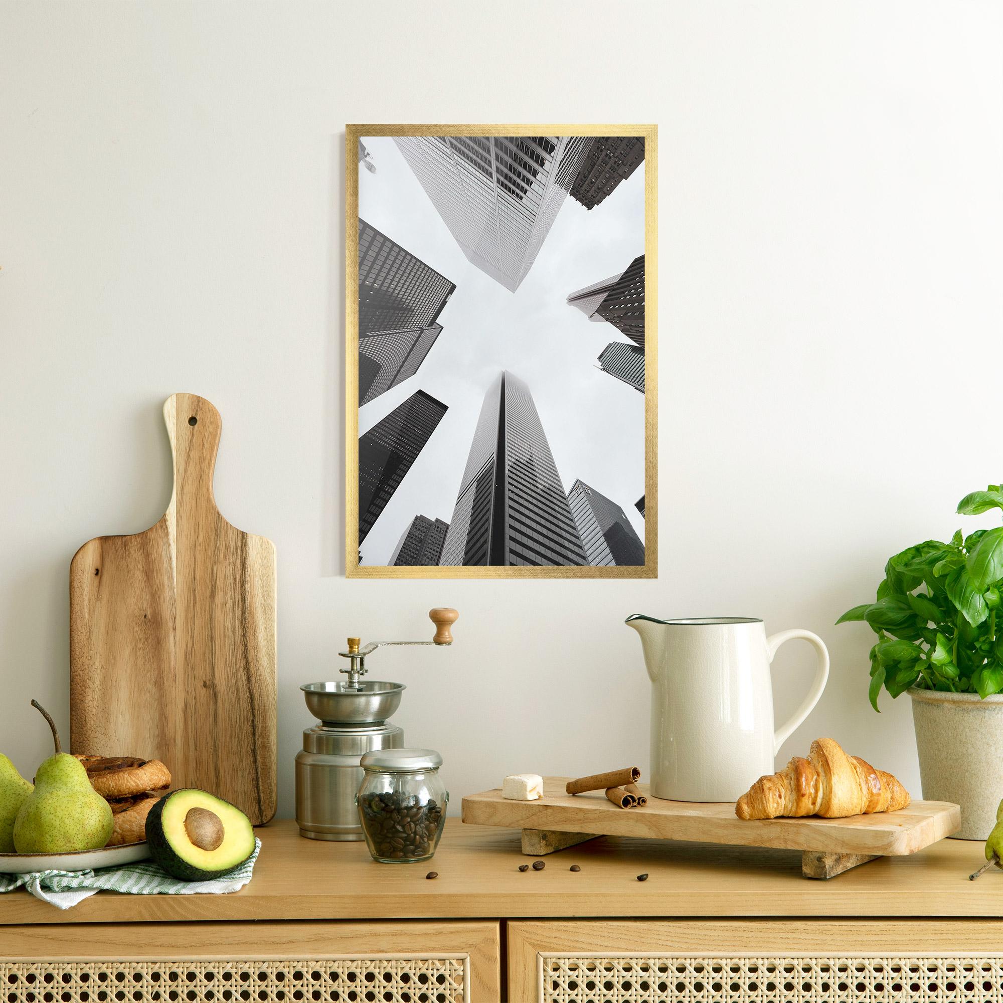 Poster Înrămat High Grey Building mockup 8