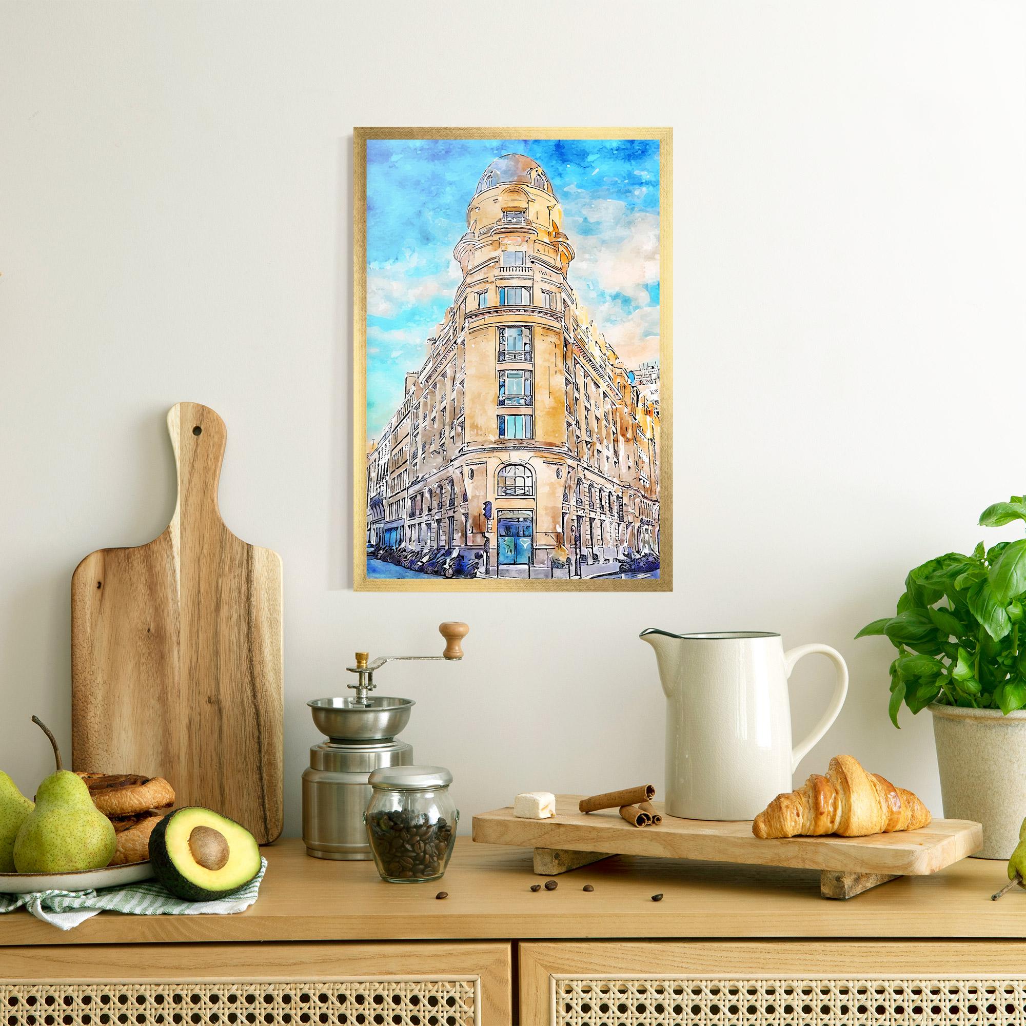 Poster Înrămat Paris Painting mockup 8