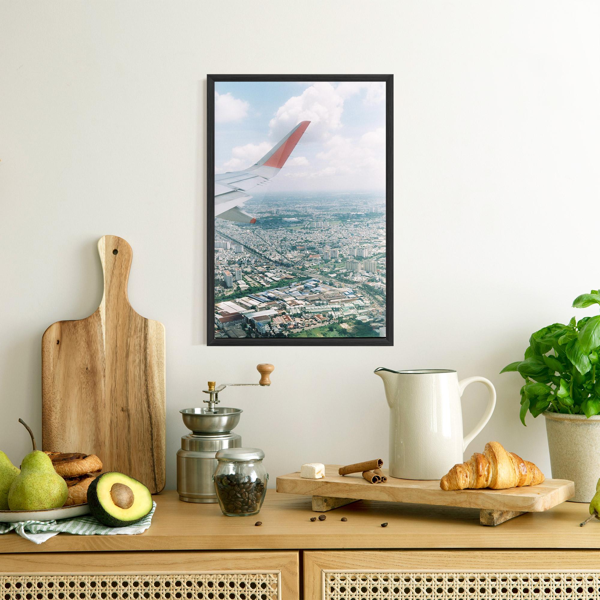 Poster Înrămat Airplane View mockup 8