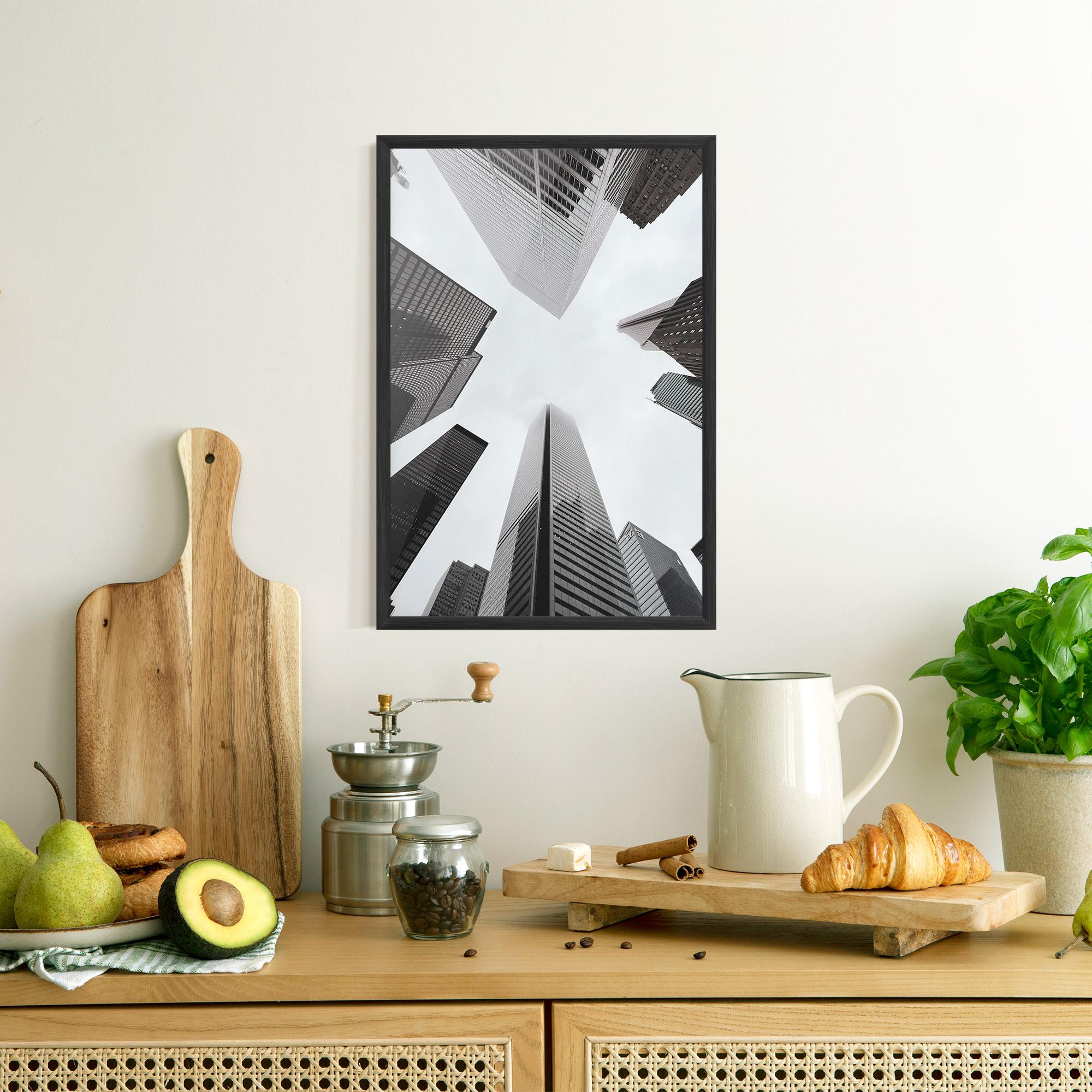 Poster Înrămat High Grey Building mockup 8