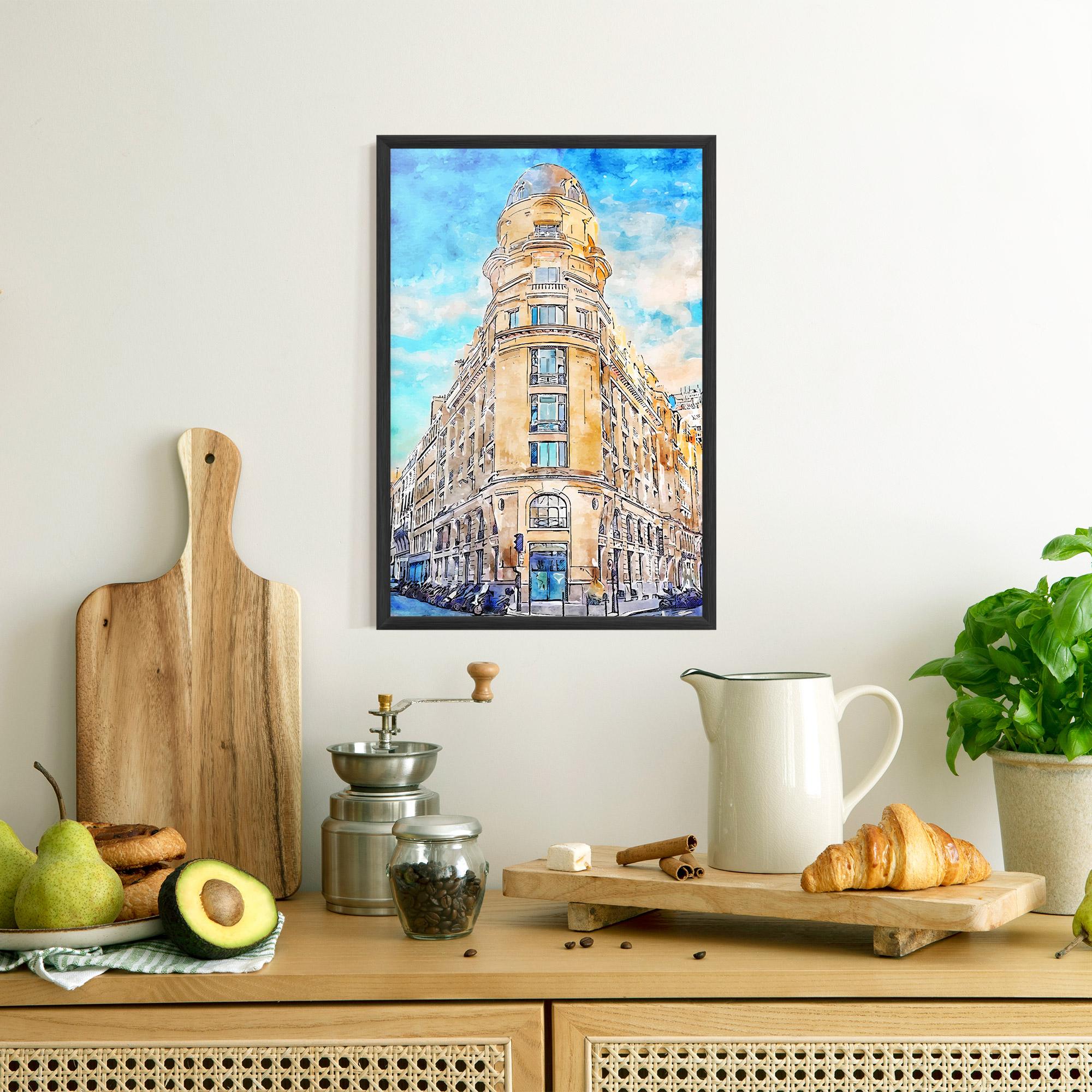 Poster Înrămat Paris Painting mockup 8