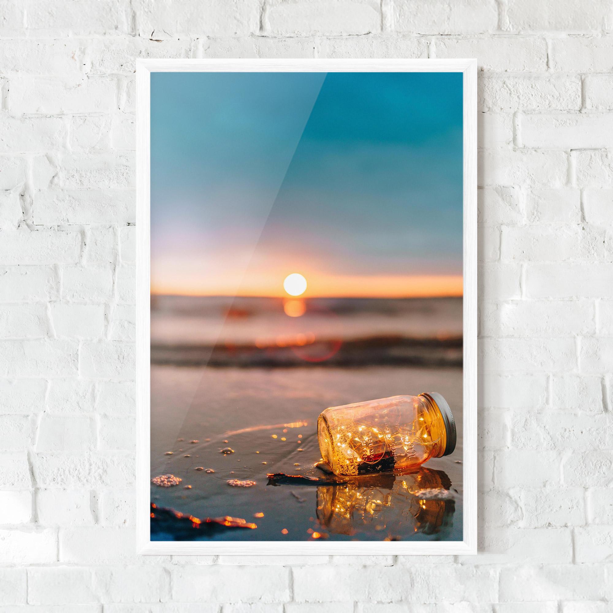 Poster Înrămat Jar With Lights mockup 0