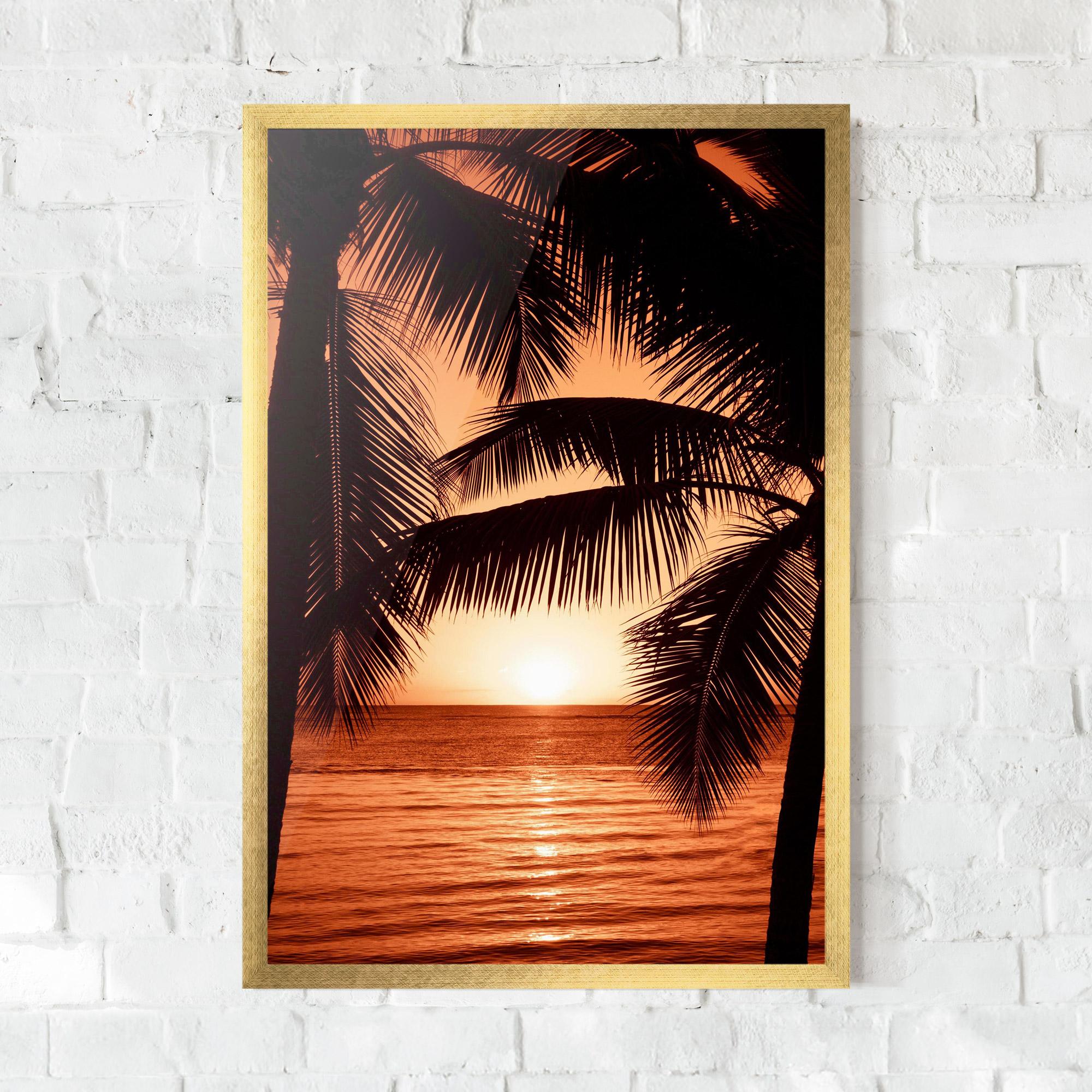 Poster Înrămat Orange Sea mockup 0