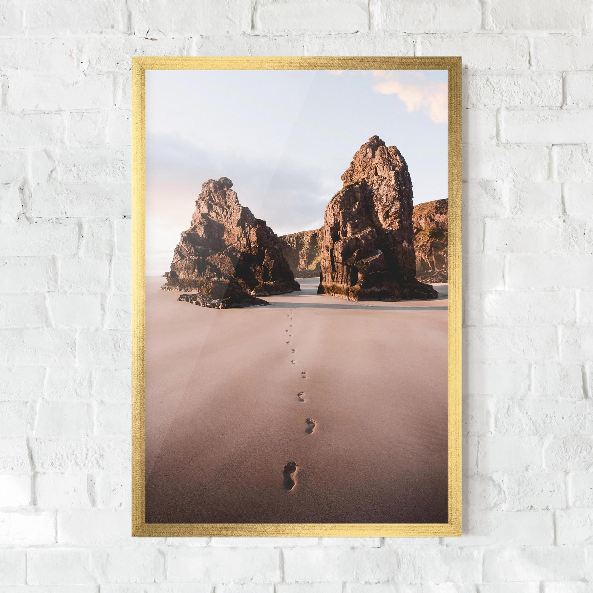 Poster Înrămat Sand Mark mockup 0