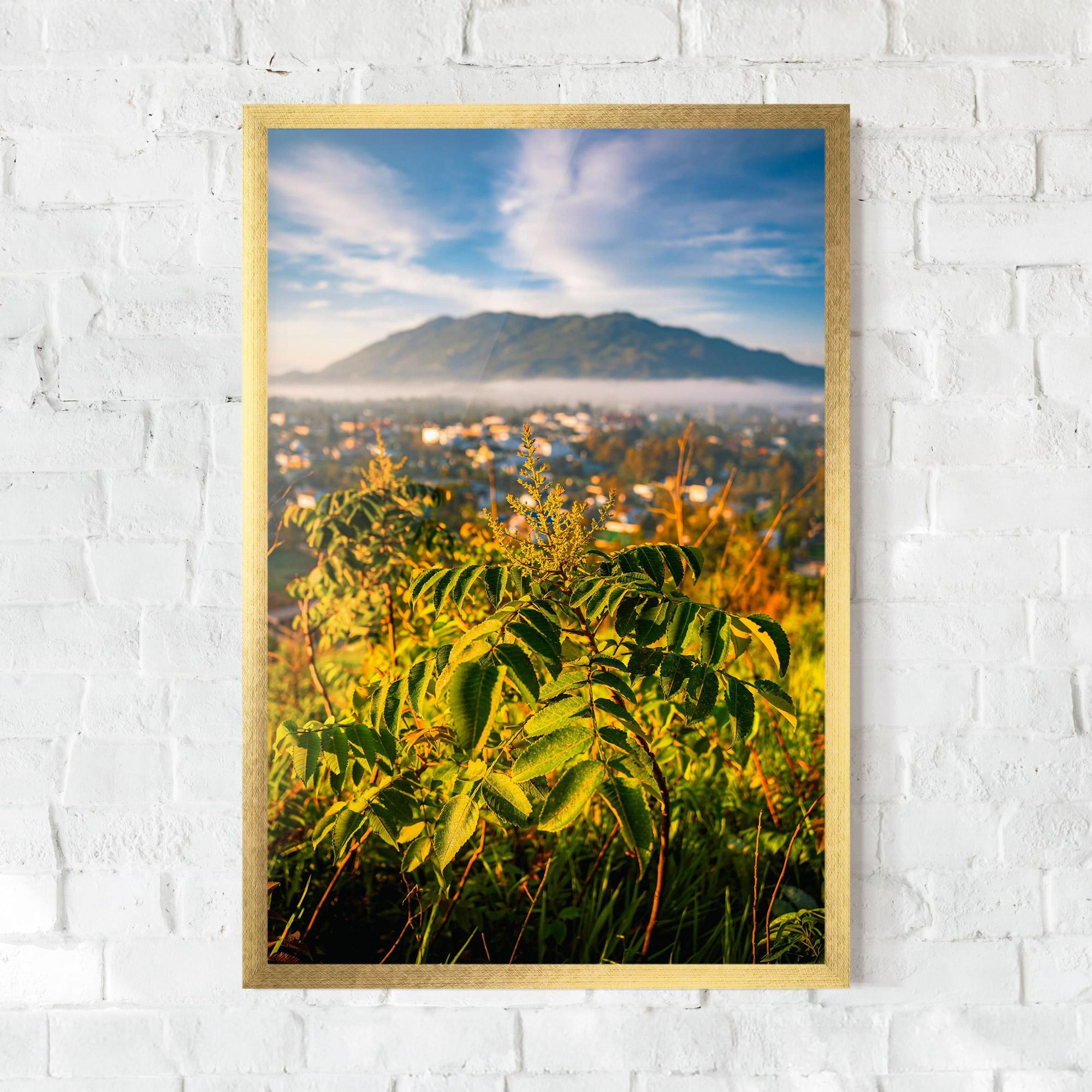 Poster Înrămat Summer Leaves mockup 0