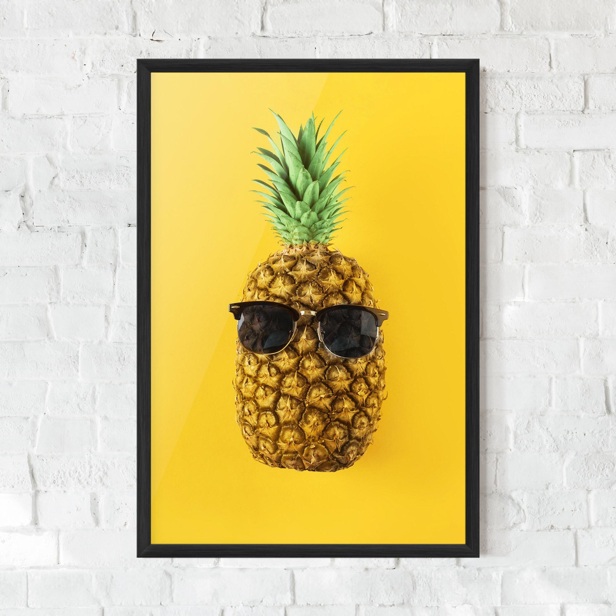 Poster Înrămat Fresh Pineapple mockup 0