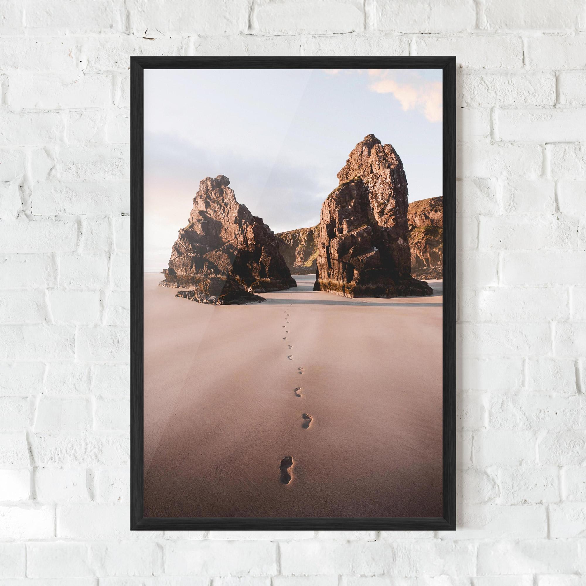 Poster Înrămat Sand Mark mockup 0