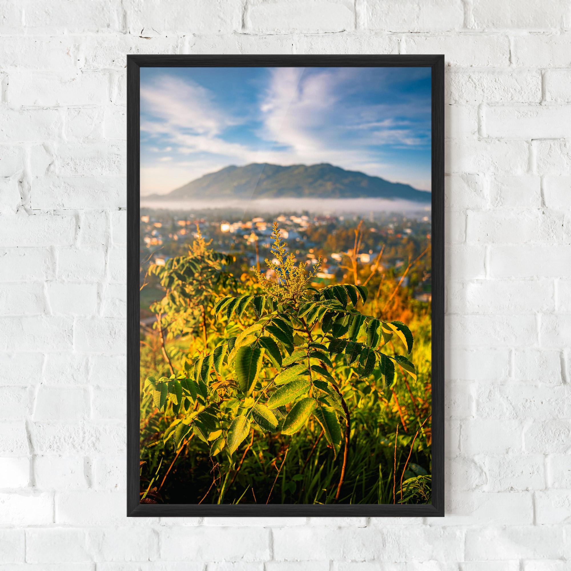 Poster Înrămat Summer Leaves mockup 0