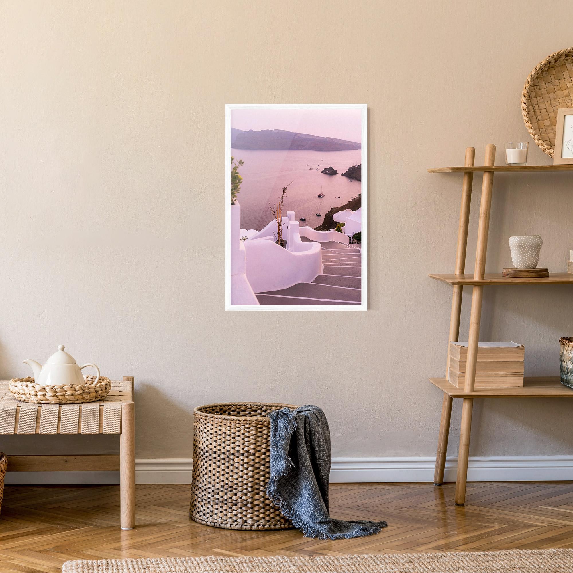Poster Înrămat Grece Strairs mockup 9