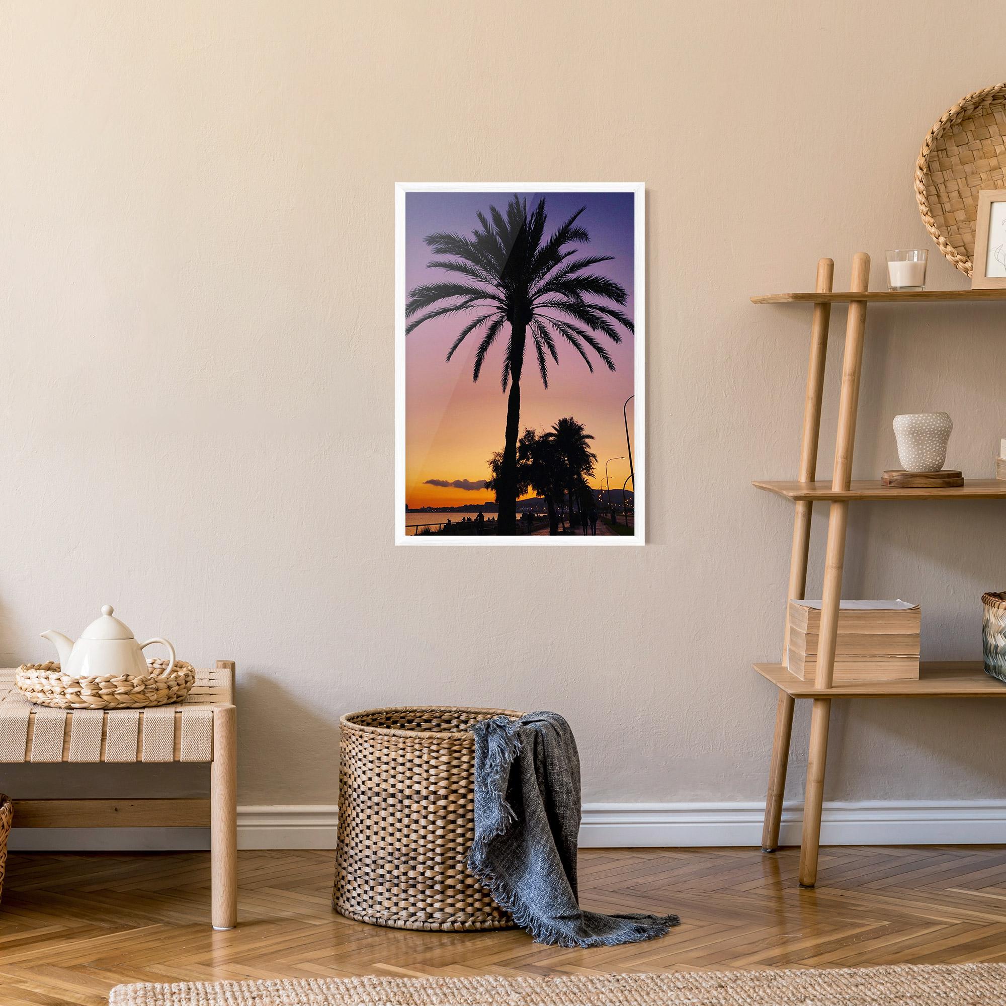 Poster Înrămat Purple Palm mockup 9