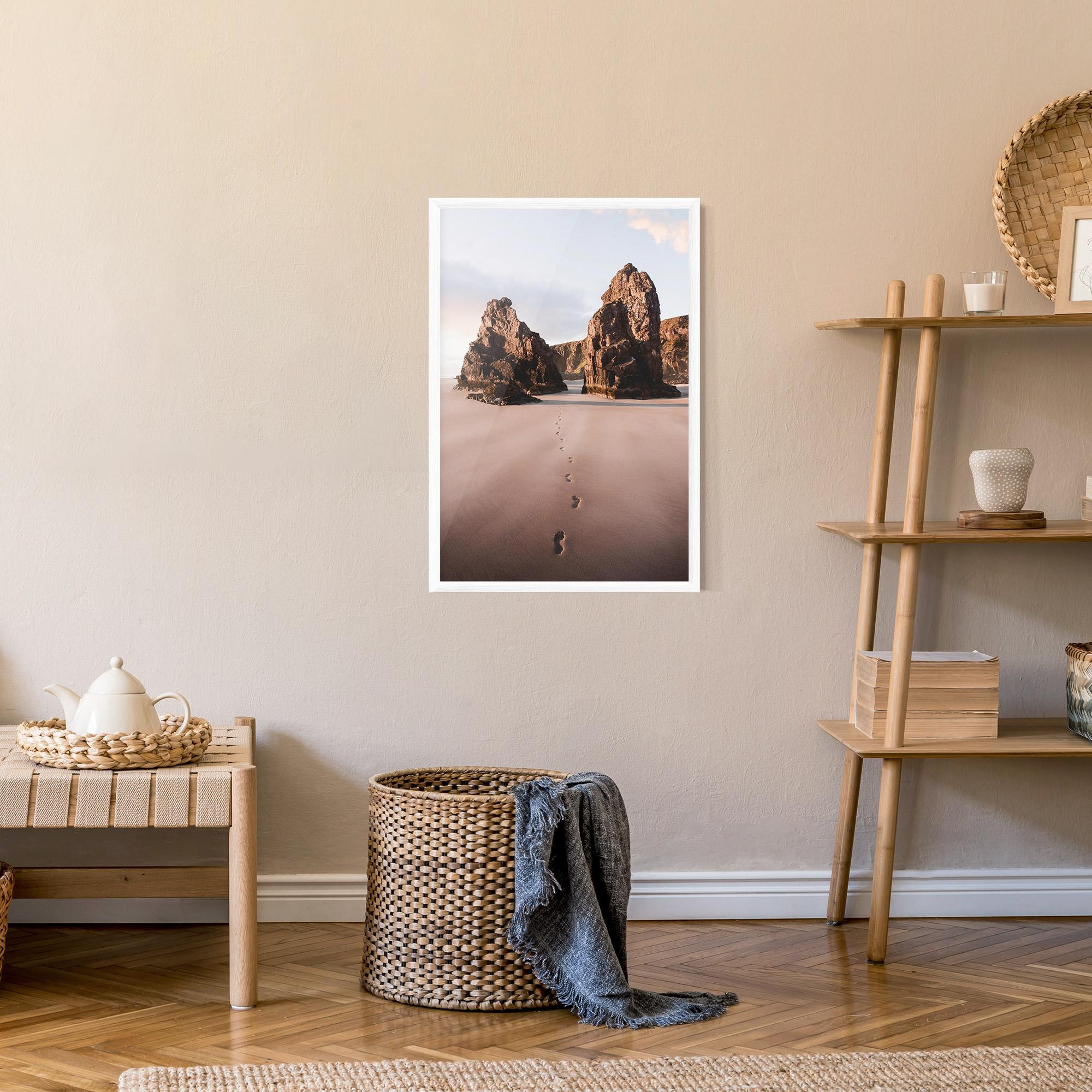 Poster Înrămat Sand Mark mockup 9