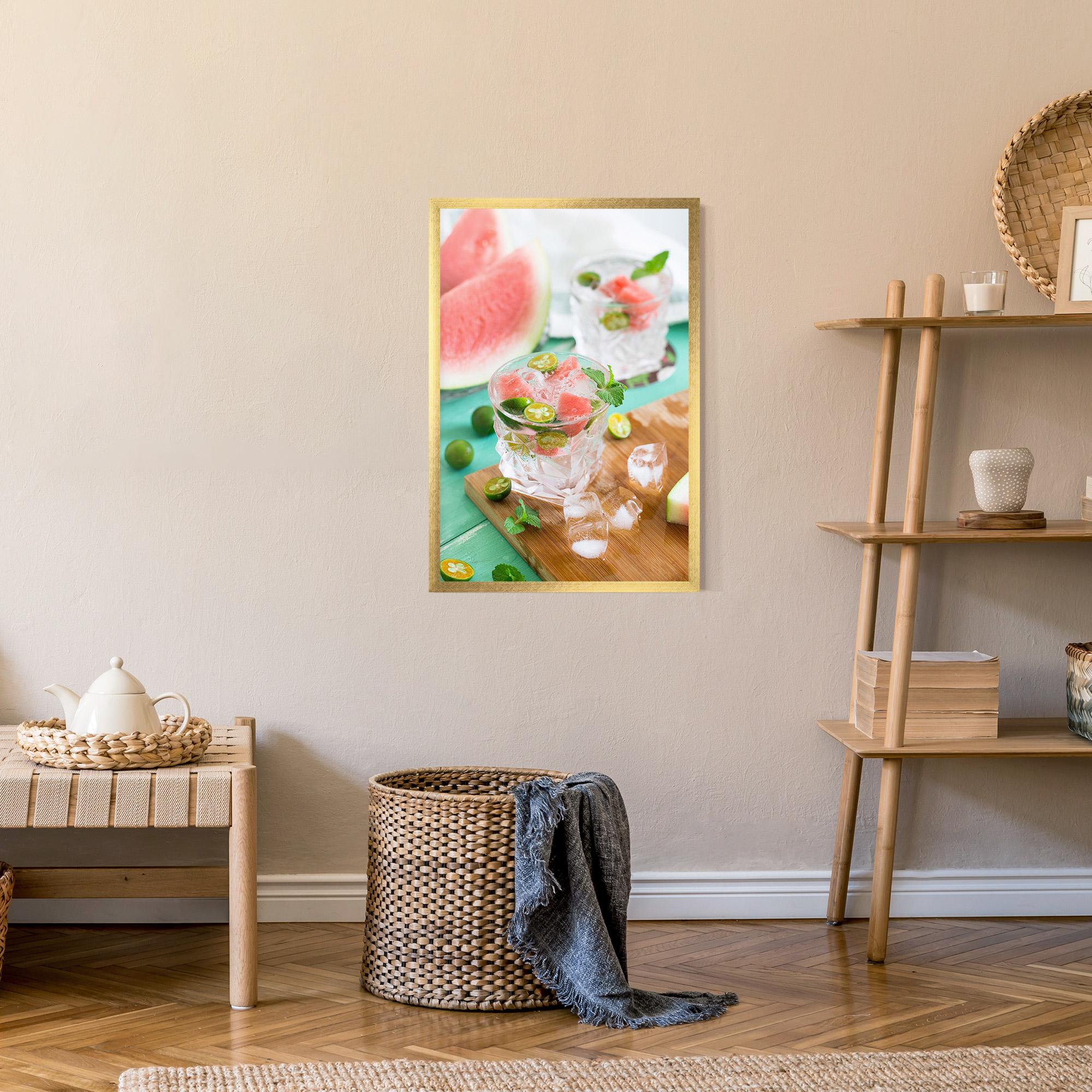 Poster Înrămat Summer Drink mockup 9