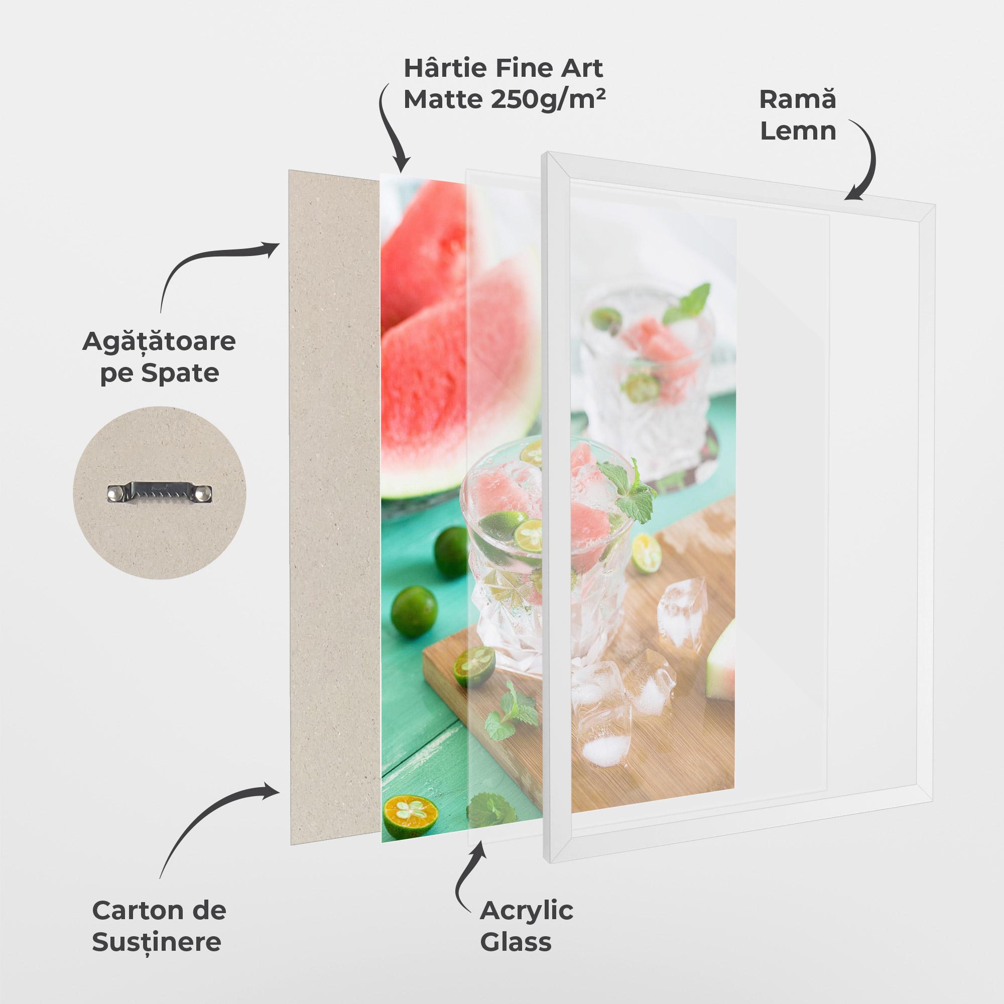 Poster Înrămat Summer Drink mockup 1