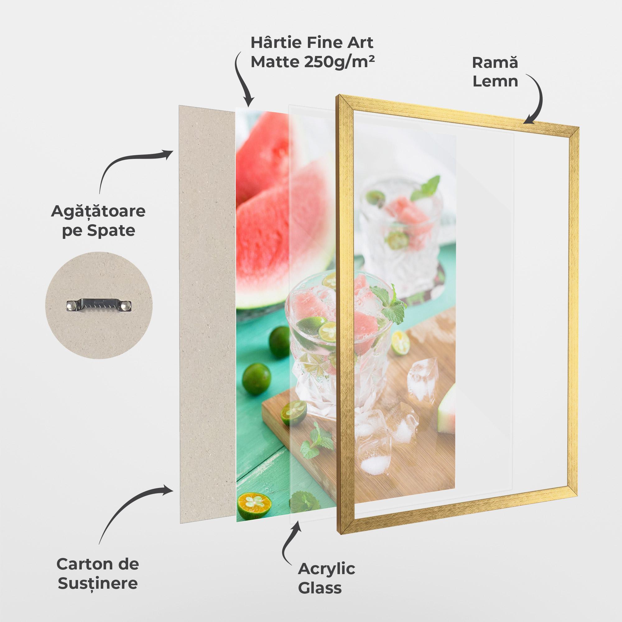 Poster Înrămat Summer Drink mockup 1