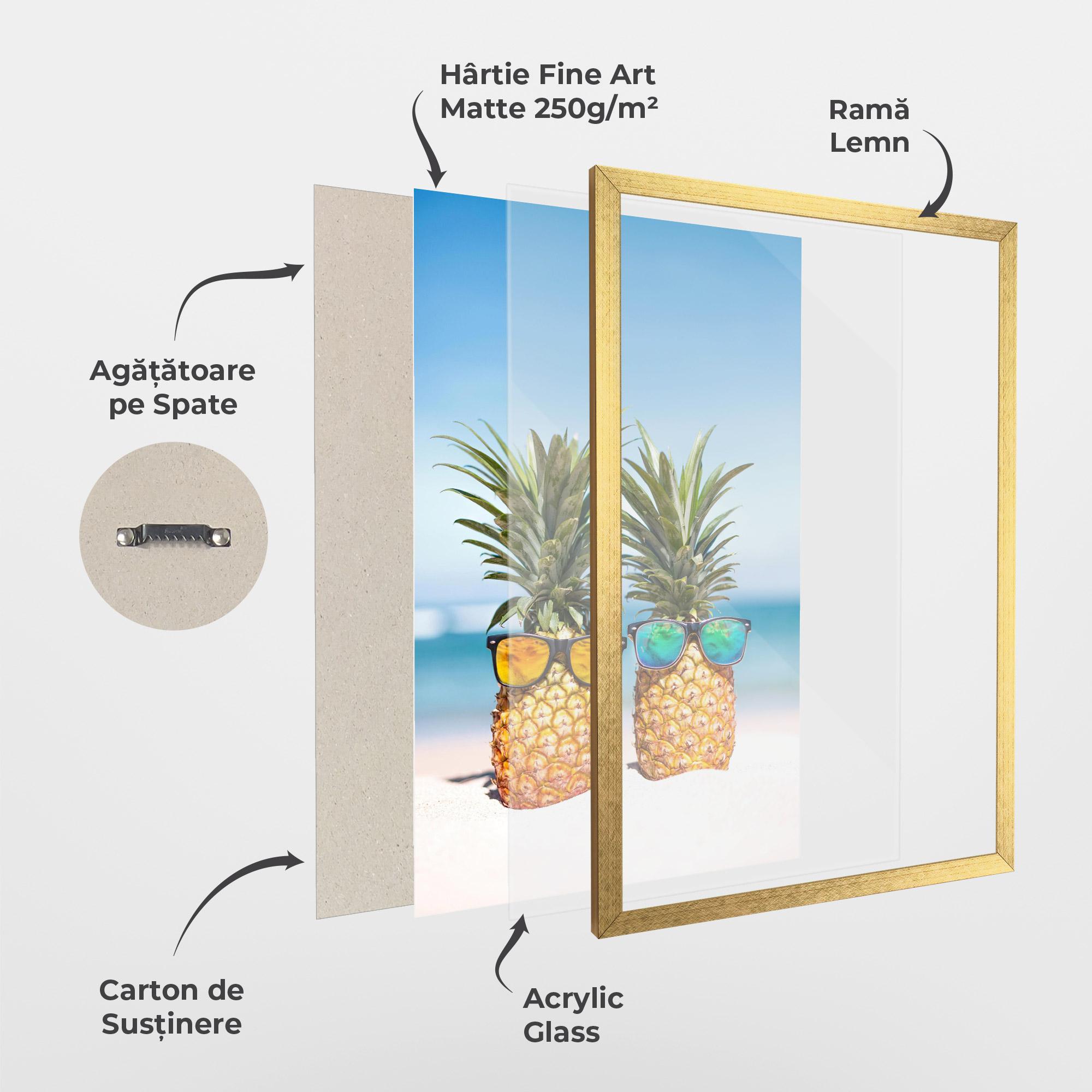 Poster Înrămat Trendy Sunglasses mockup 1