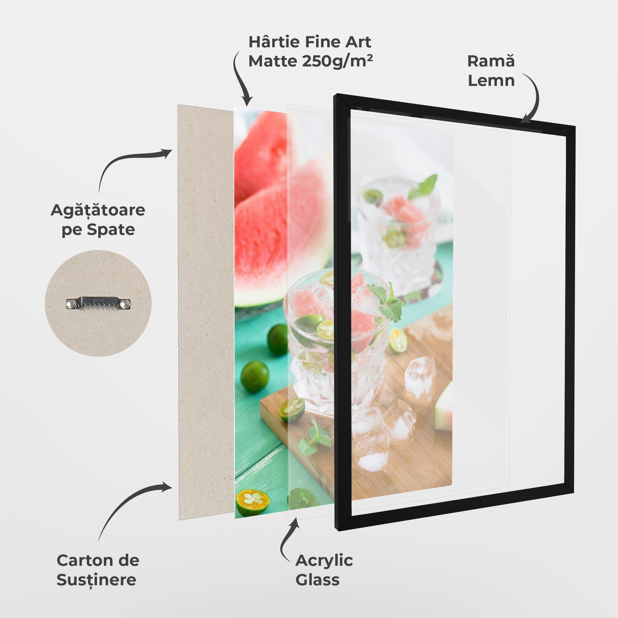 Poster Înrămat Summer Drink mockup 1