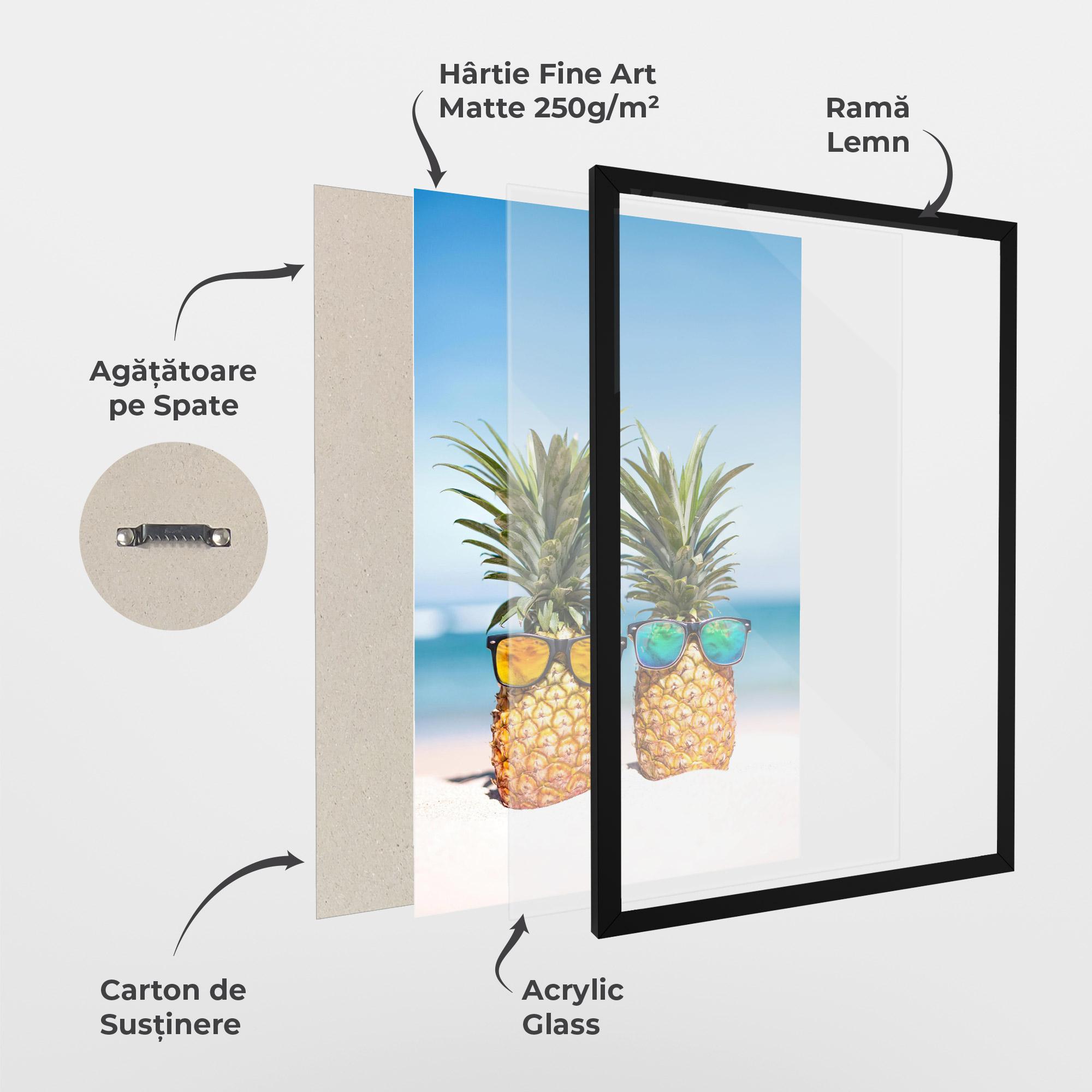 Poster Înrămat Trendy Sunglasses mockup 1