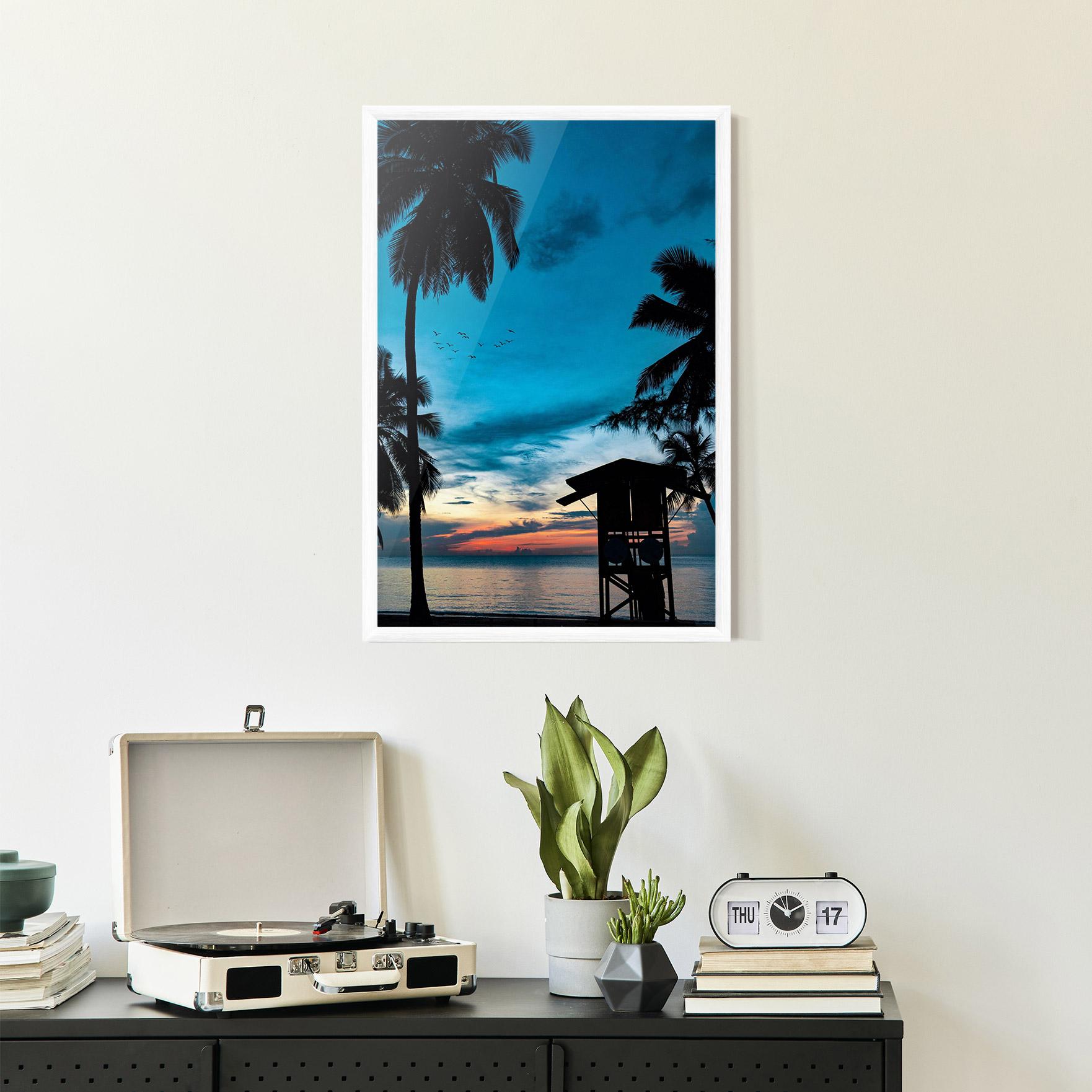 Poster Înrămat Palm Shilouette mockup 2