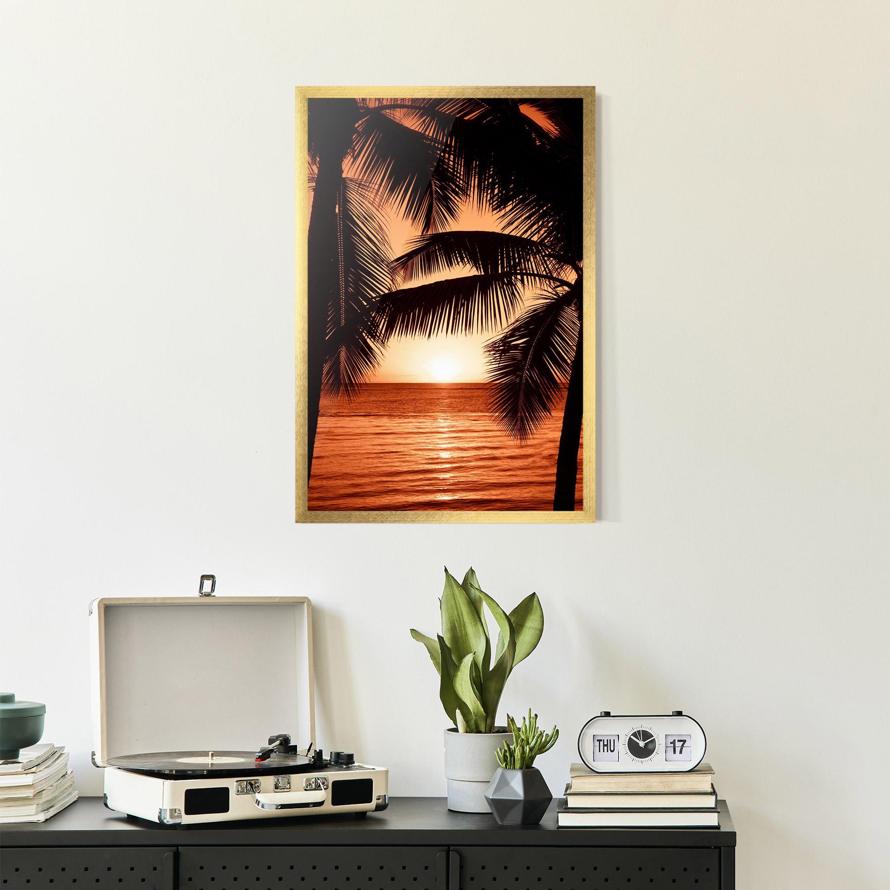 Poster Înrămat Orange Sea mockup 2