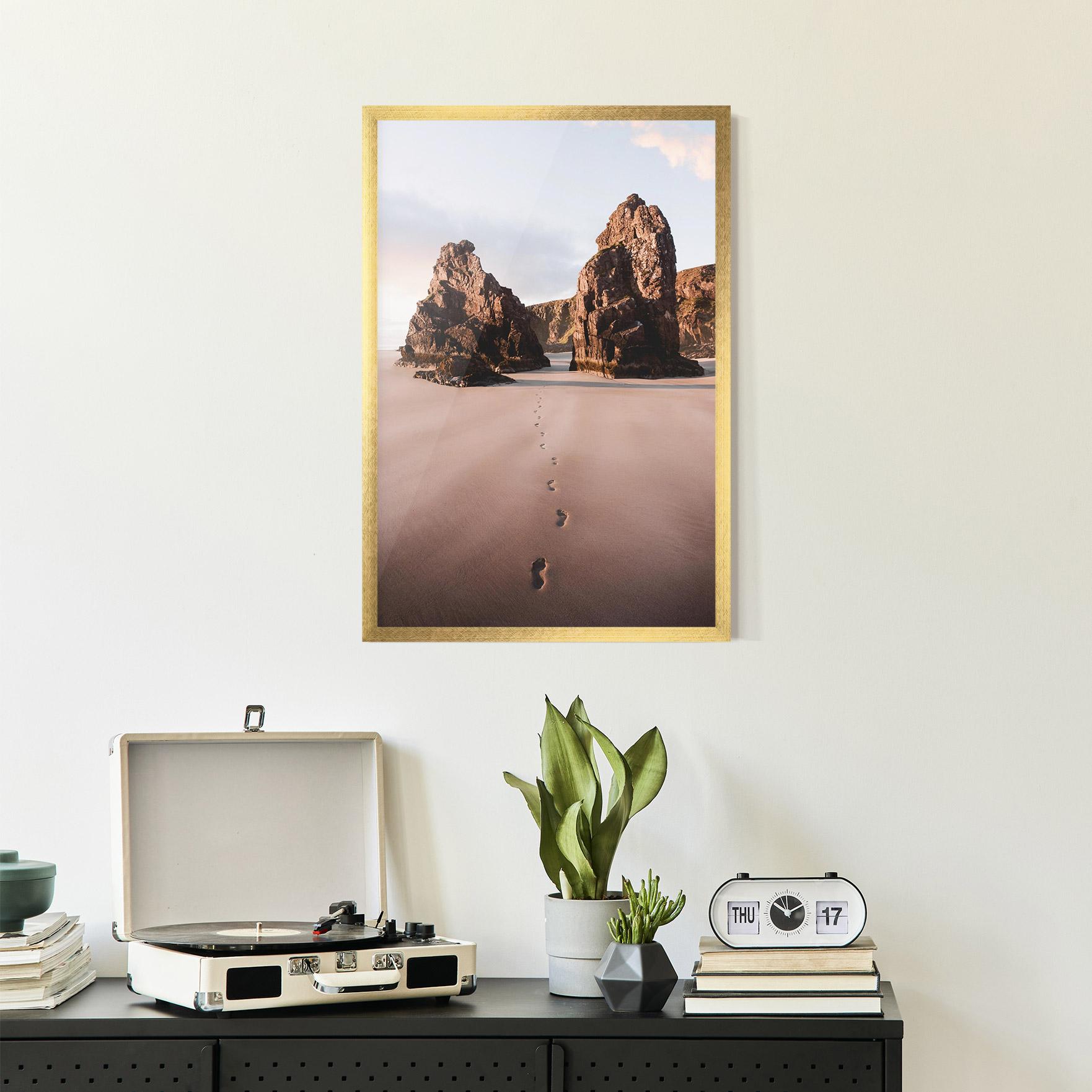 Poster Înrămat Sand Mark mockup 2