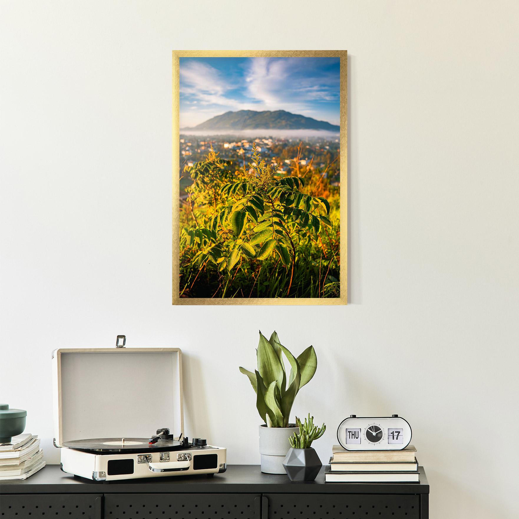 Poster Înrămat Summer Leaves mockup 2